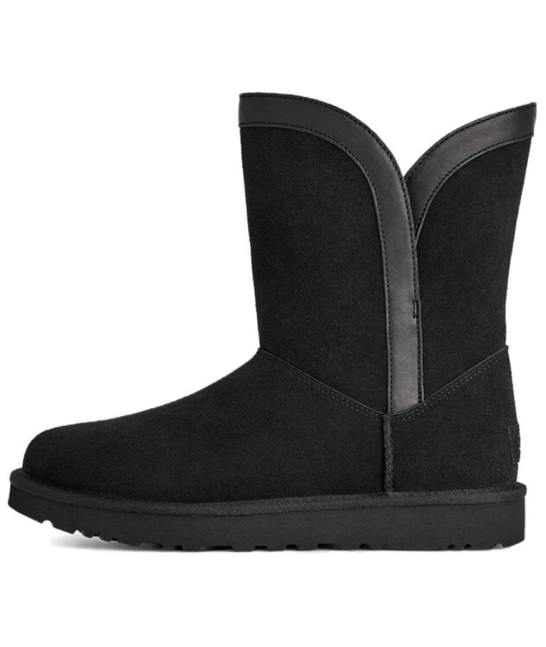 UGG AUSTRALIA Черные замшевые ботинки, фото 2