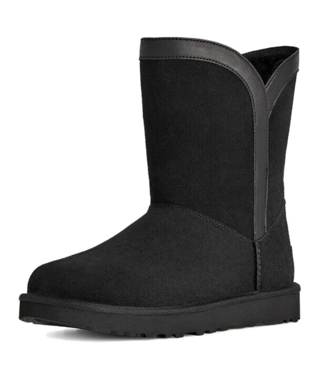 UGG AUSTRALIA Черные замшевые ботинки, фото 3