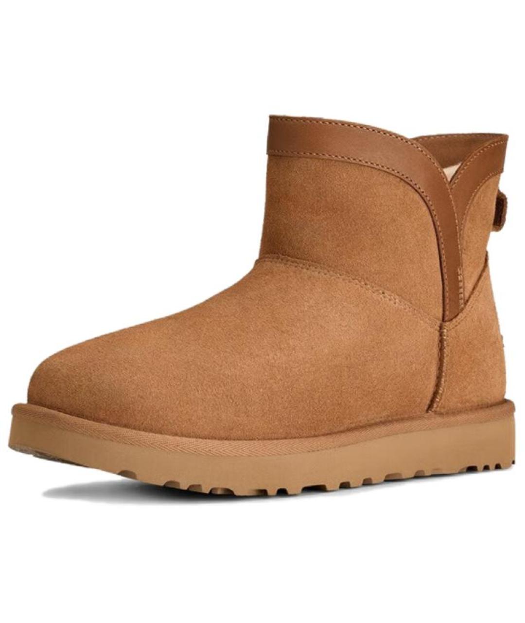 UGG AUSTRALIA Коричневые замшевые ботинки, фото 3