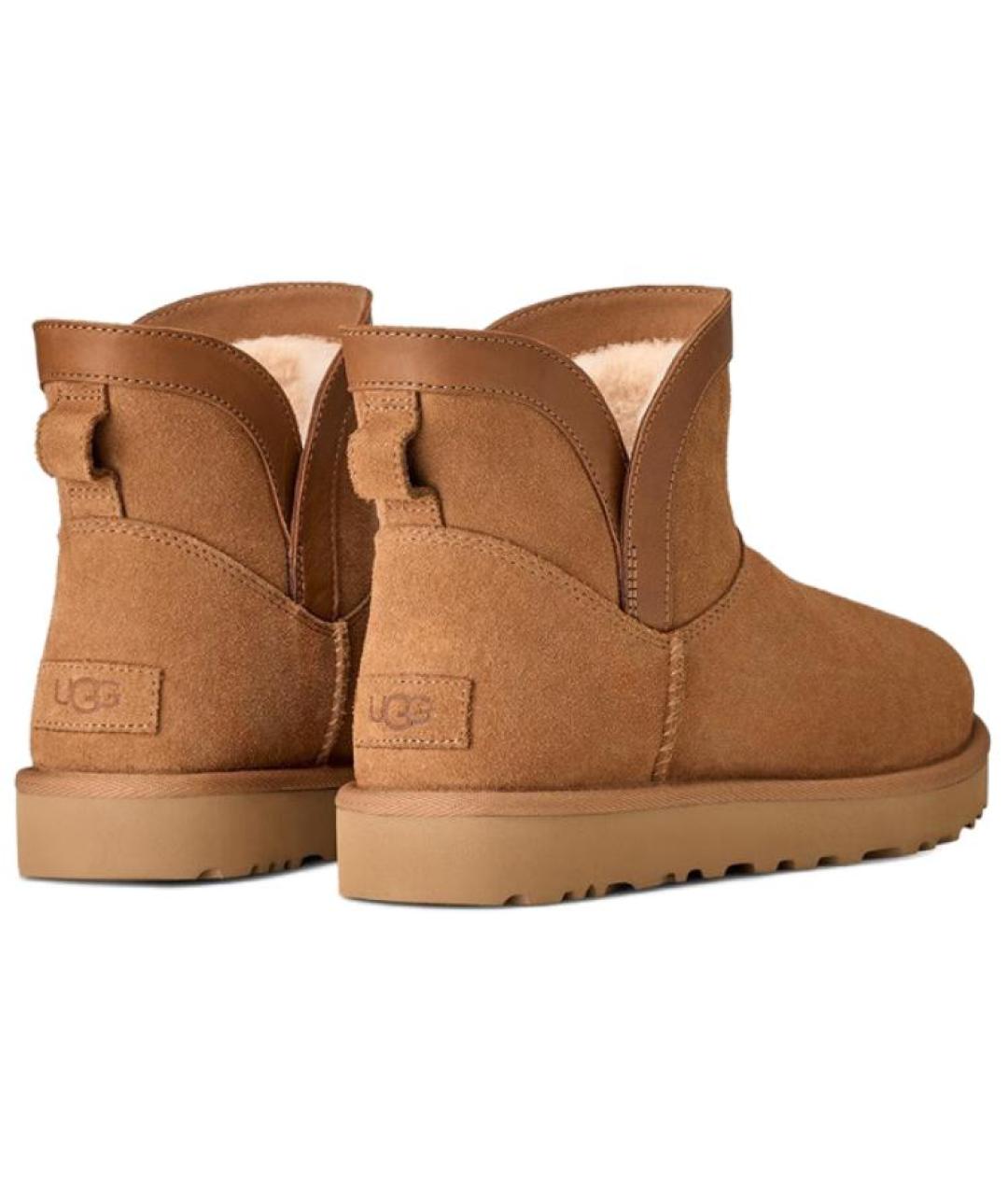 UGG AUSTRALIA Коричневые замшевые ботинки, фото 5