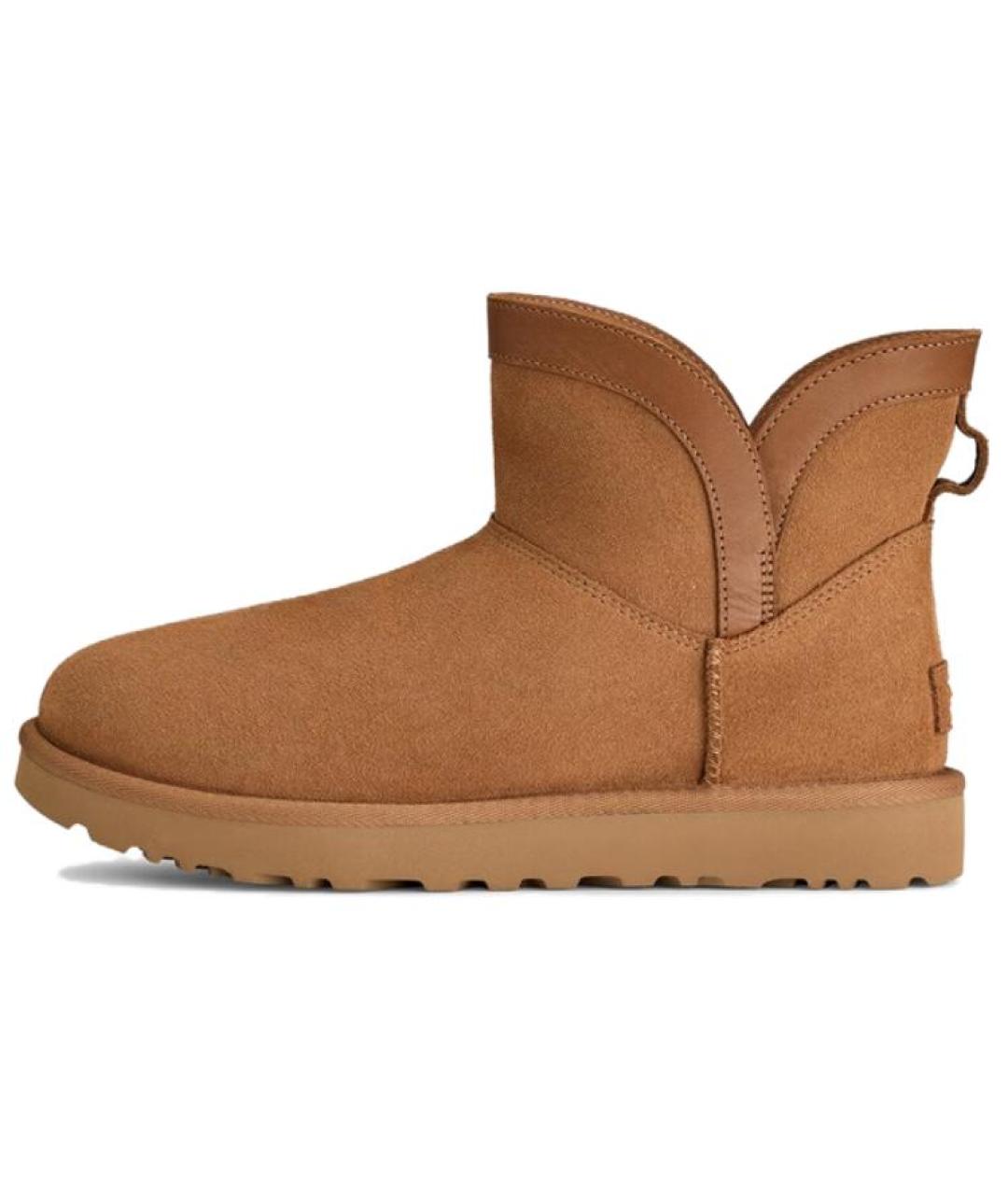 UGG AUSTRALIA Коричневые замшевые ботинки, фото 2