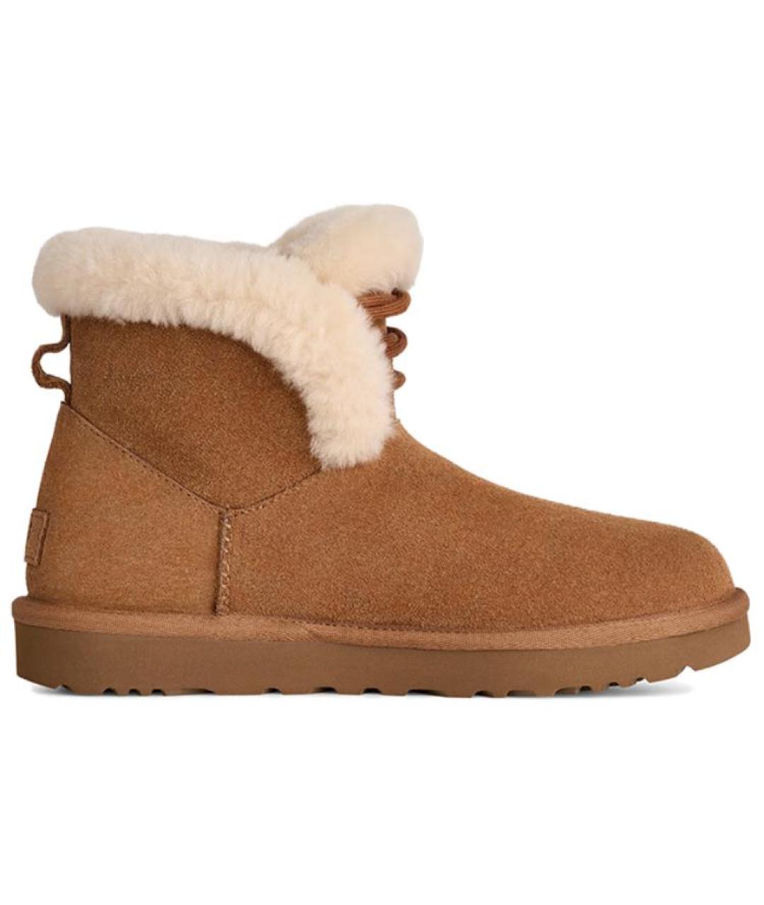 UGG AUSTRALIA Коричневые замшевые ботинки, фото 1