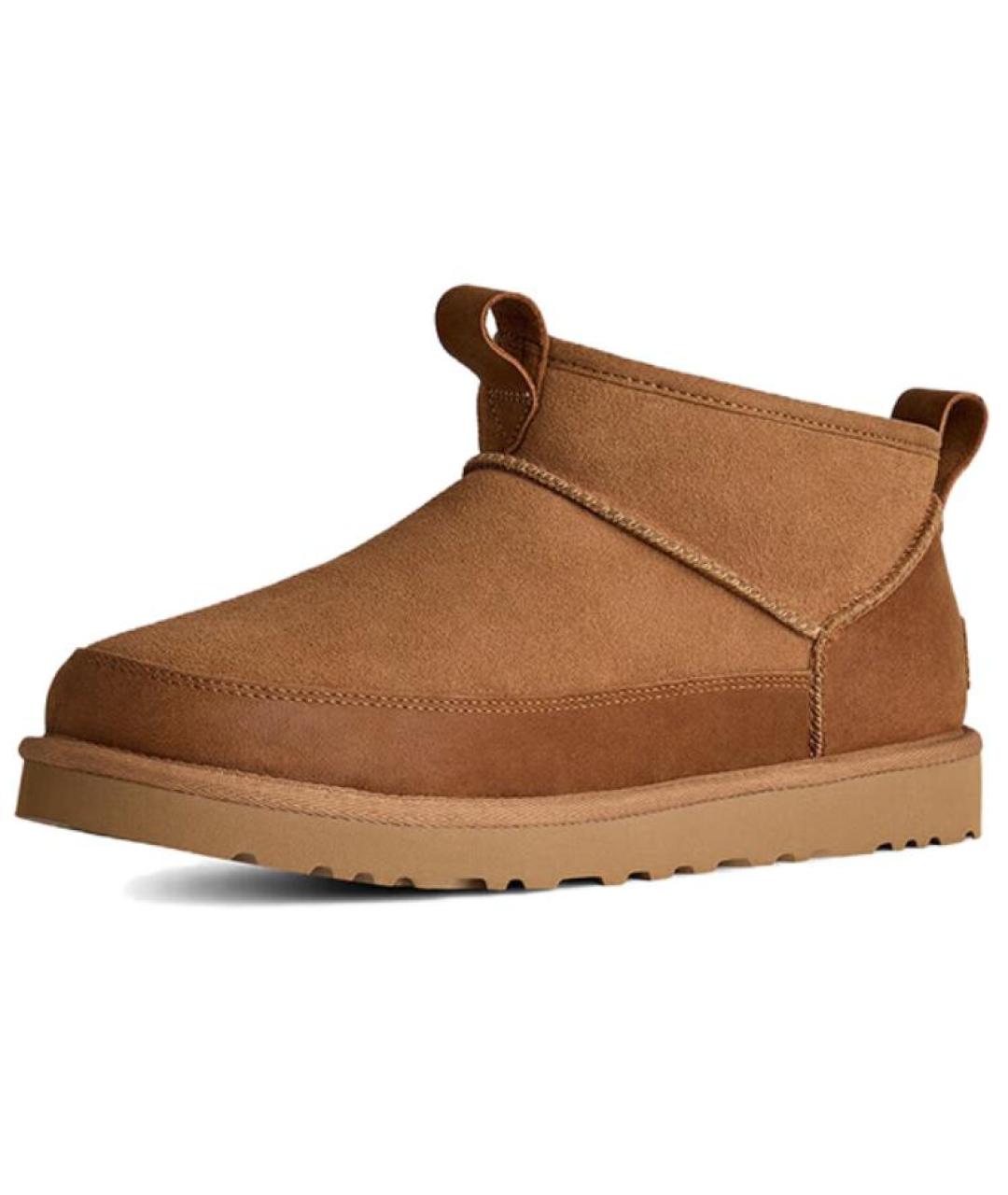 UGG AUSTRALIA Коричневые замшевые высокие ботинки, фото 3