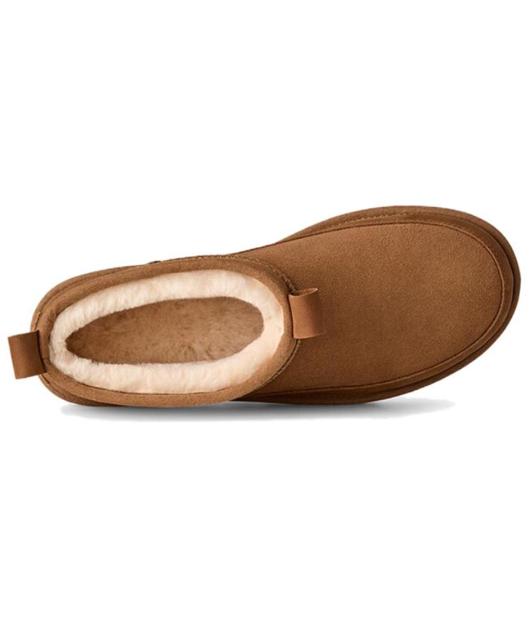 UGG AUSTRALIA Коричневые замшевые высокие ботинки, фото 6