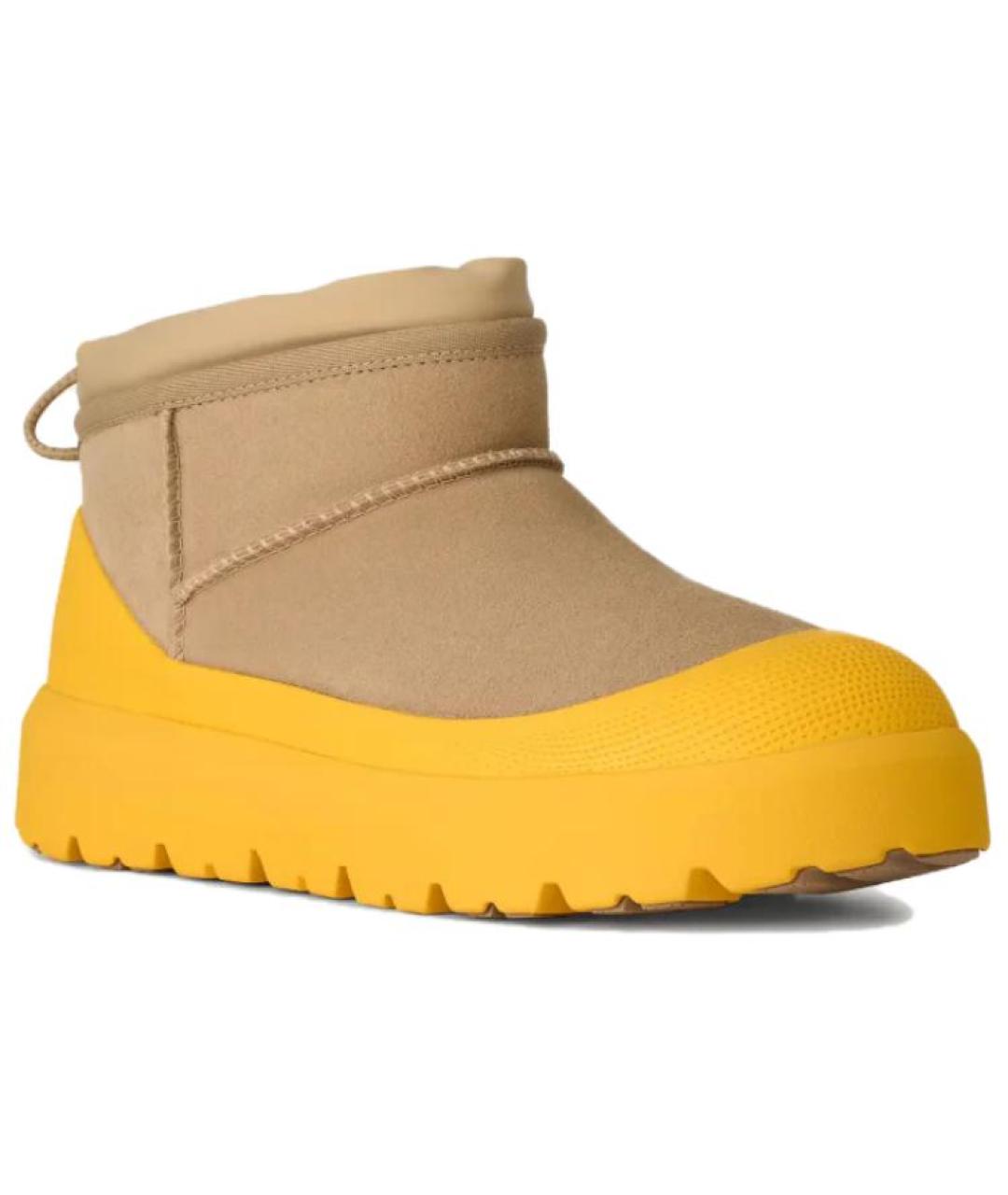 UGG AUSTRALIA Коричневые высокие ботинки, фото 3