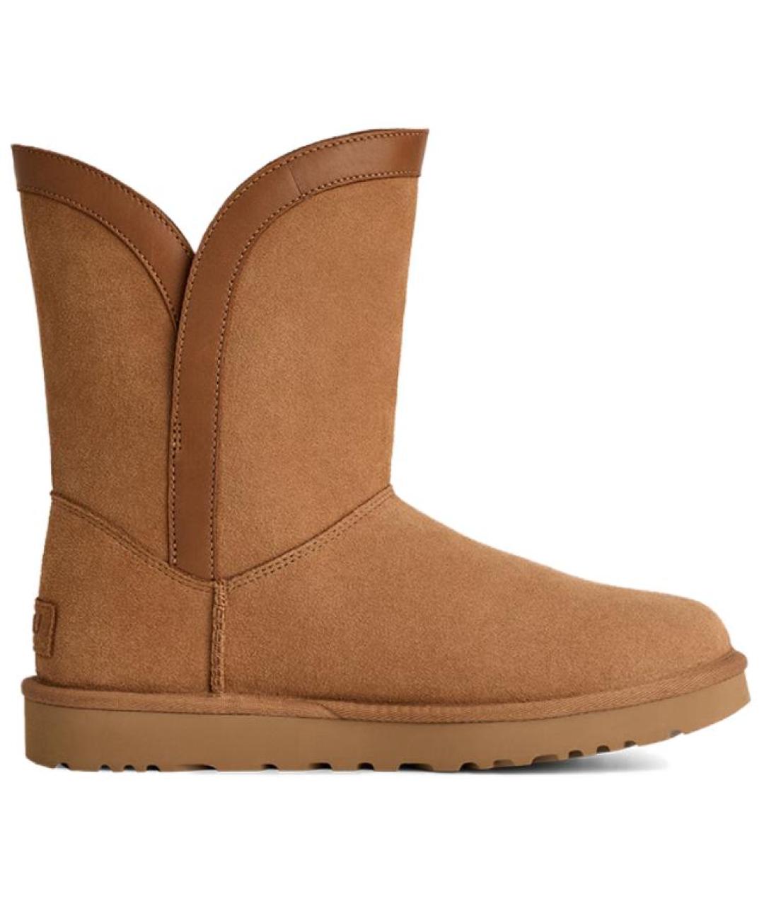 UGG AUSTRALIA Коричневые замшевые ботинки, фото 1