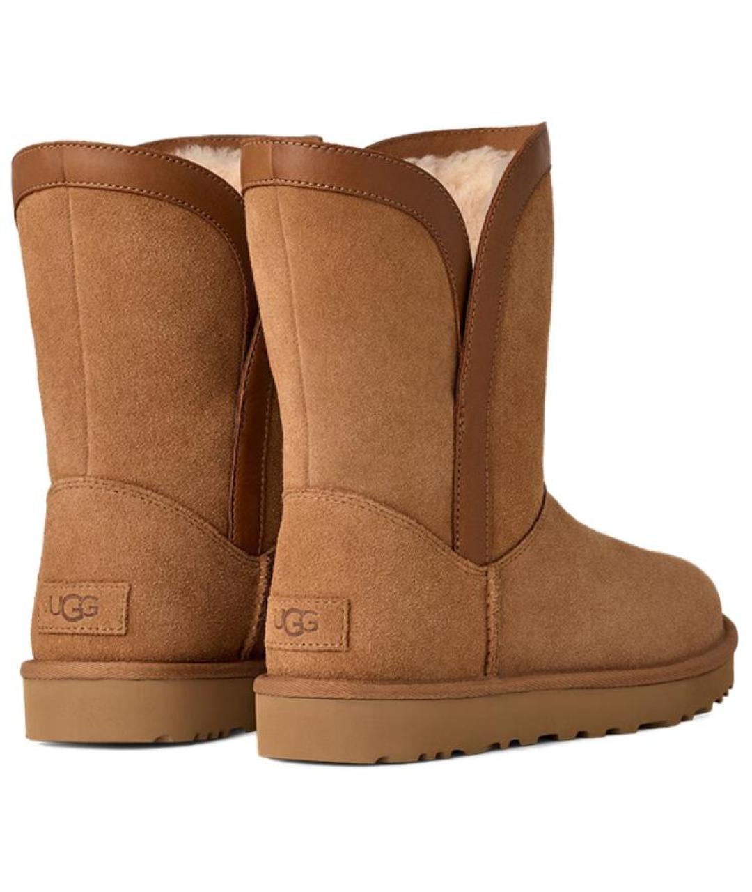 UGG AUSTRALIA Коричневые замшевые ботинки, фото 5