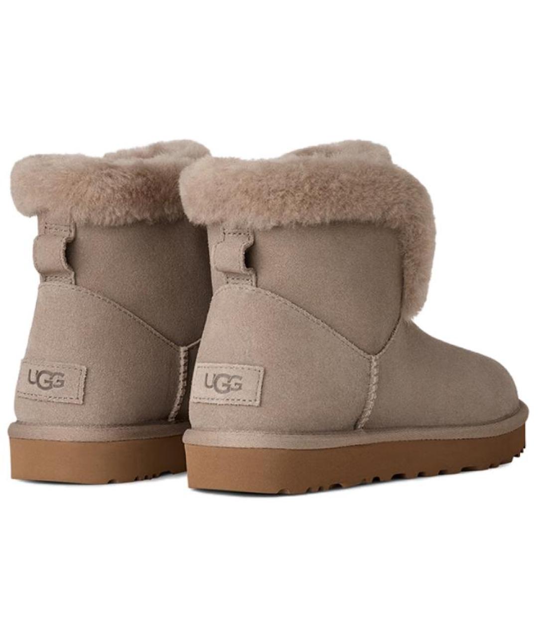 UGG AUSTRALIA Серые замшевые ботинки, фото 5