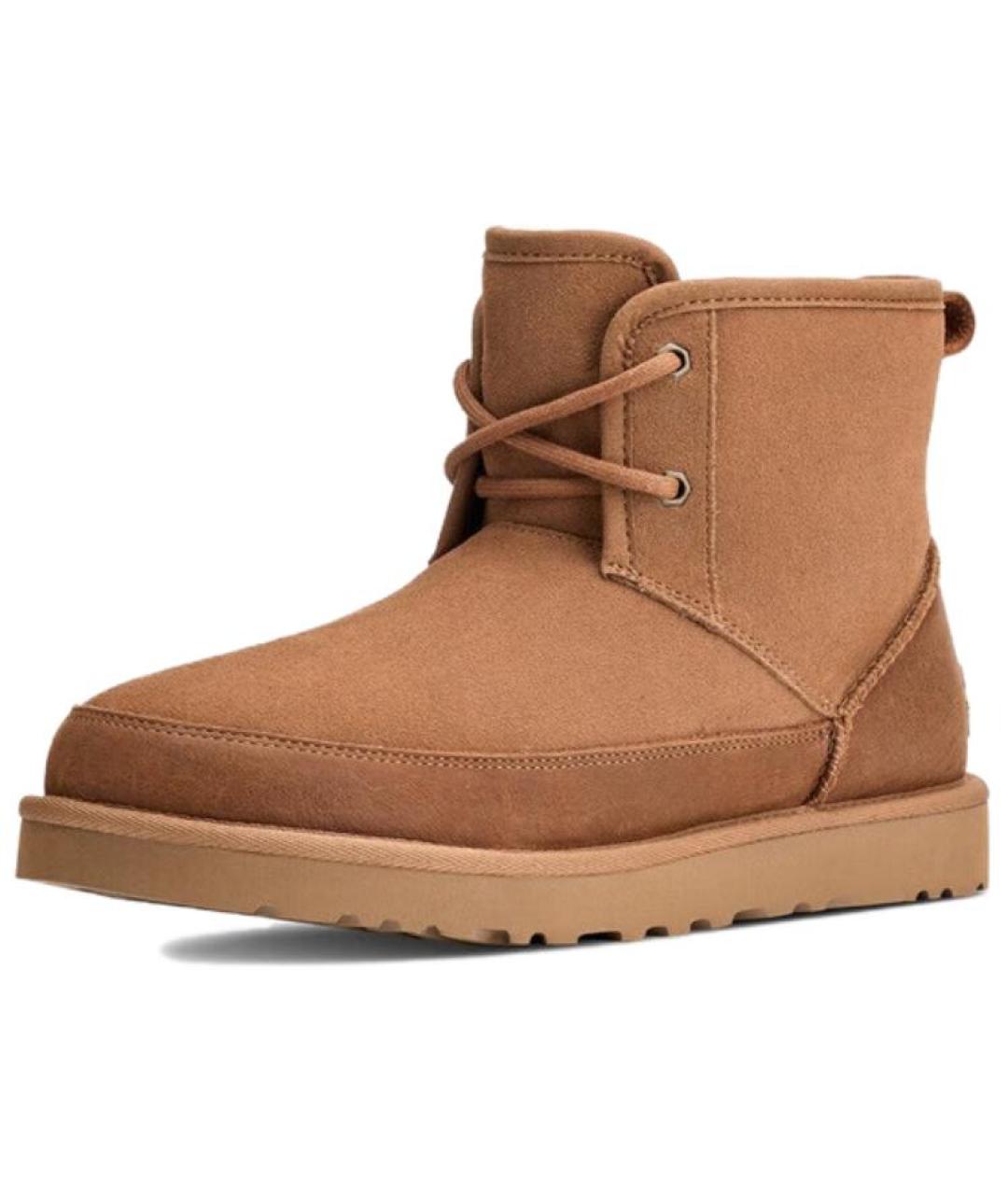 UGG AUSTRALIA Коричневые замшевые высокие ботинки, фото 2