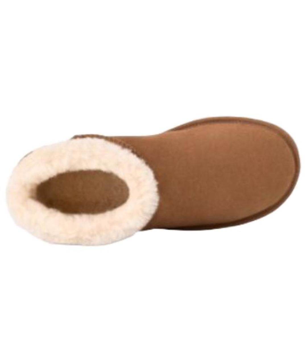 UGG AUSTRALIA Коричневые нубуковые ботинки, фото 4