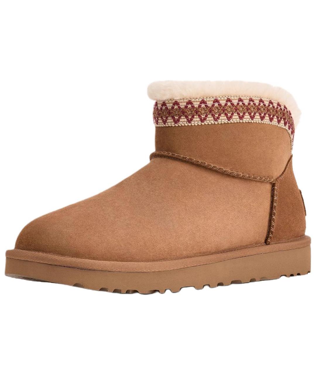 UGG AUSTRALIA Коричневые нубуковые ботинки, фото 2