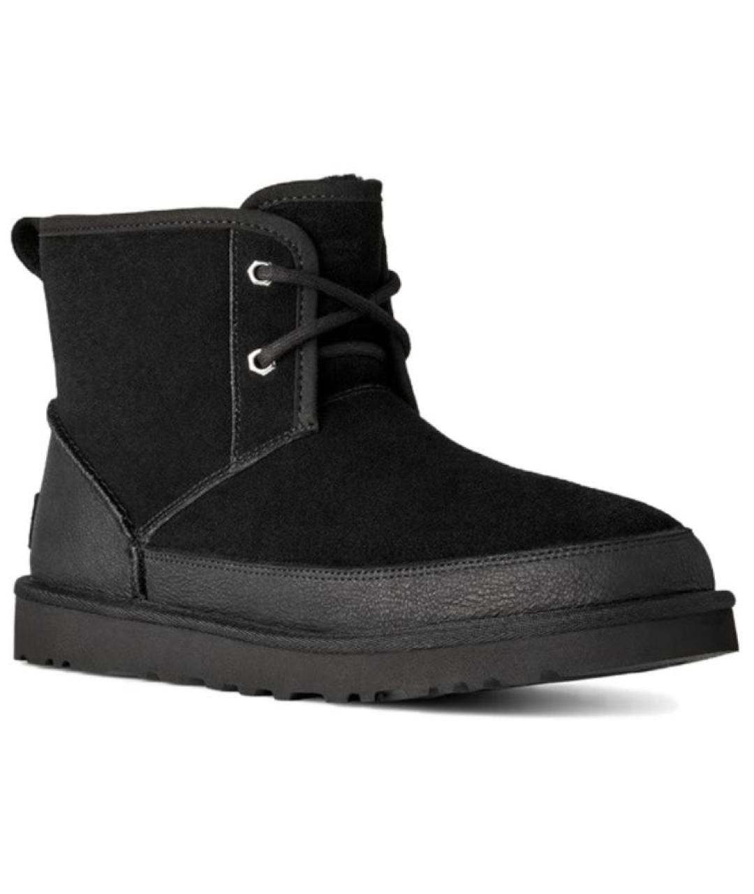 UGG AUSTRALIA Черные замшевые высокие ботинки, фото 3