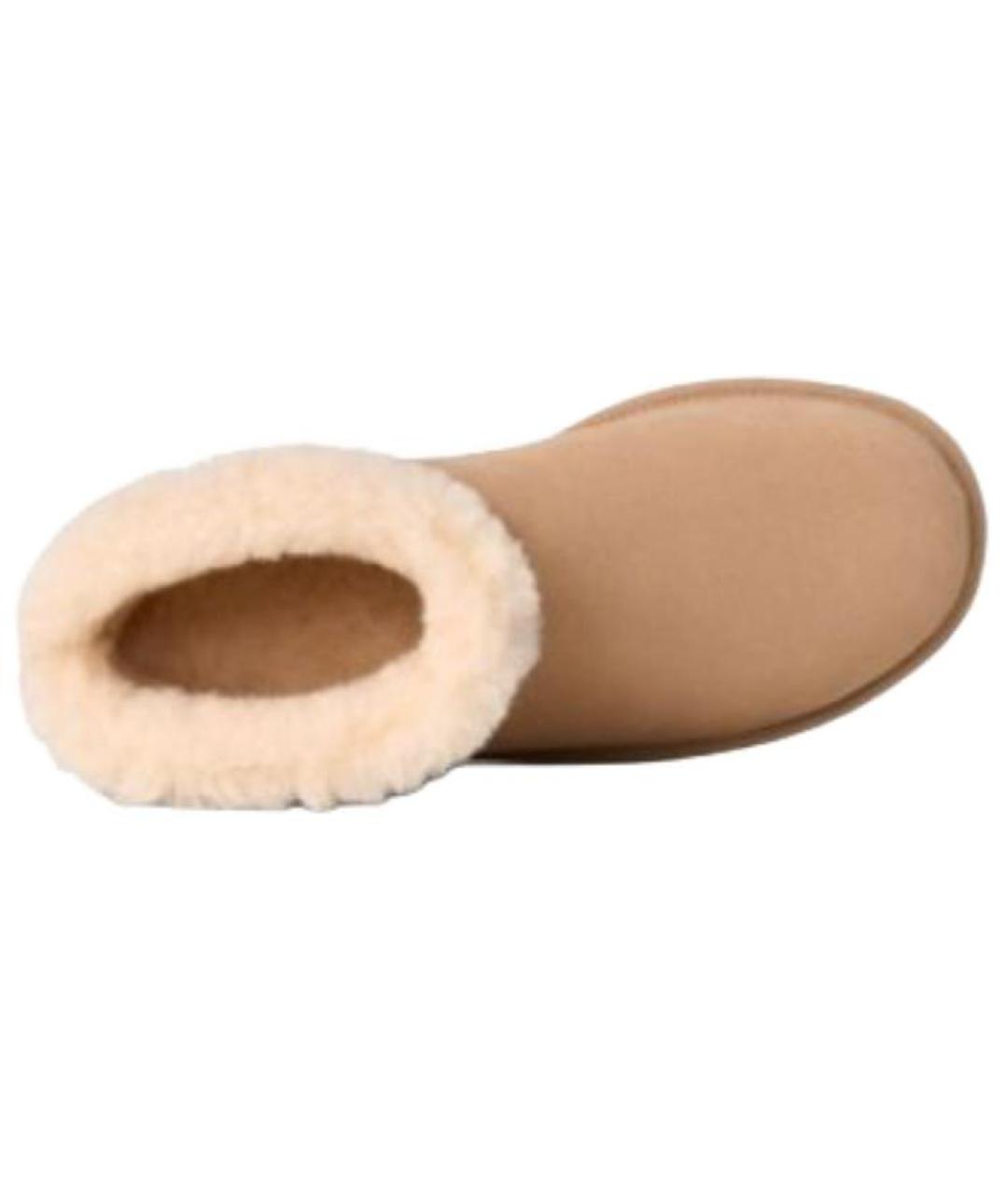 UGG Бежевые замшевые ботинки, фото 4