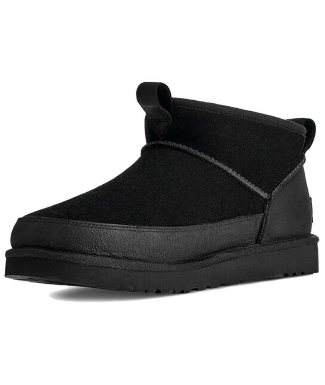 UGG AUSTRALIA Черные замшевые высокие ботинки, фото 3