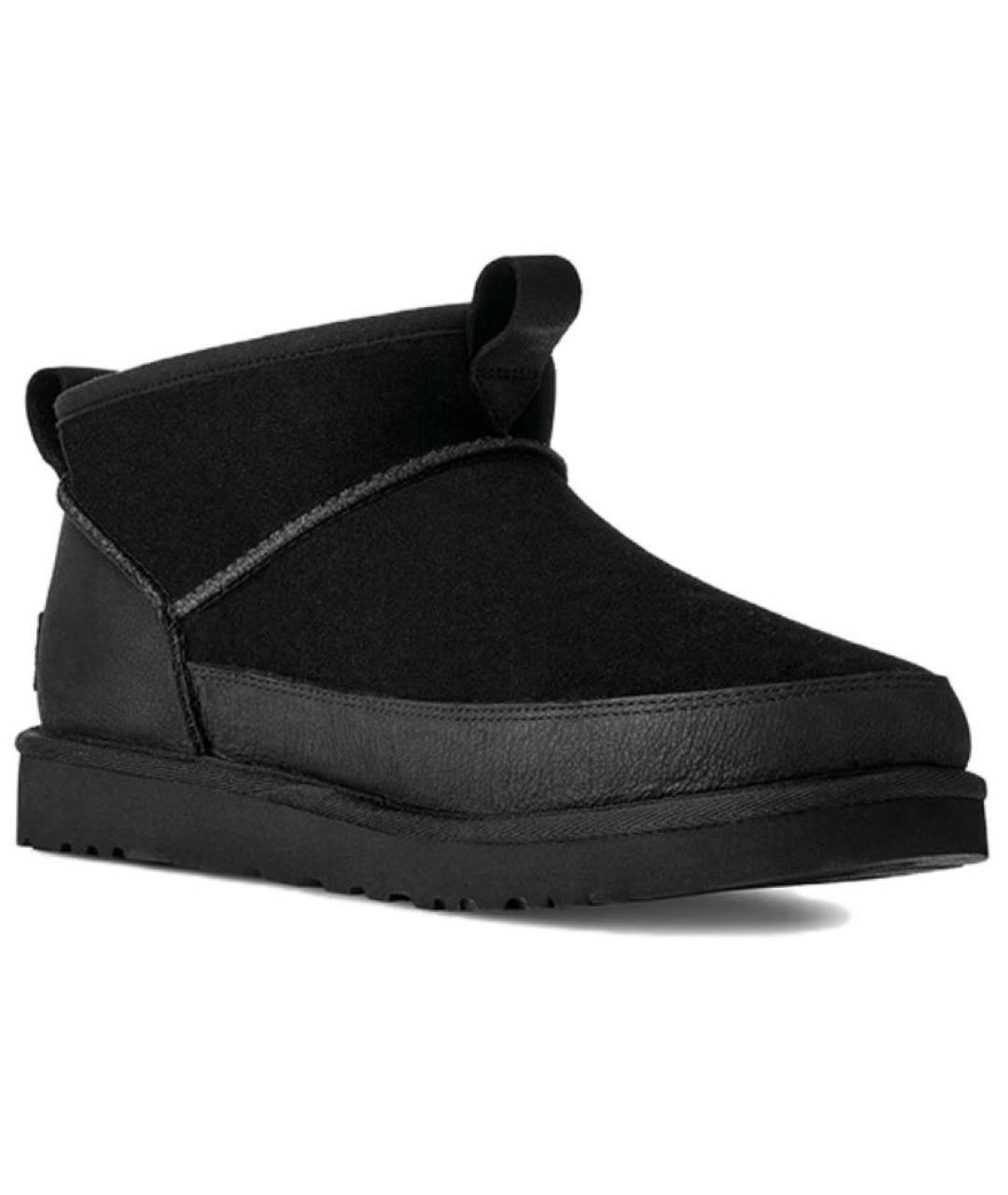 UGG AUSTRALIA Черные замшевые высокие ботинки, фото 4