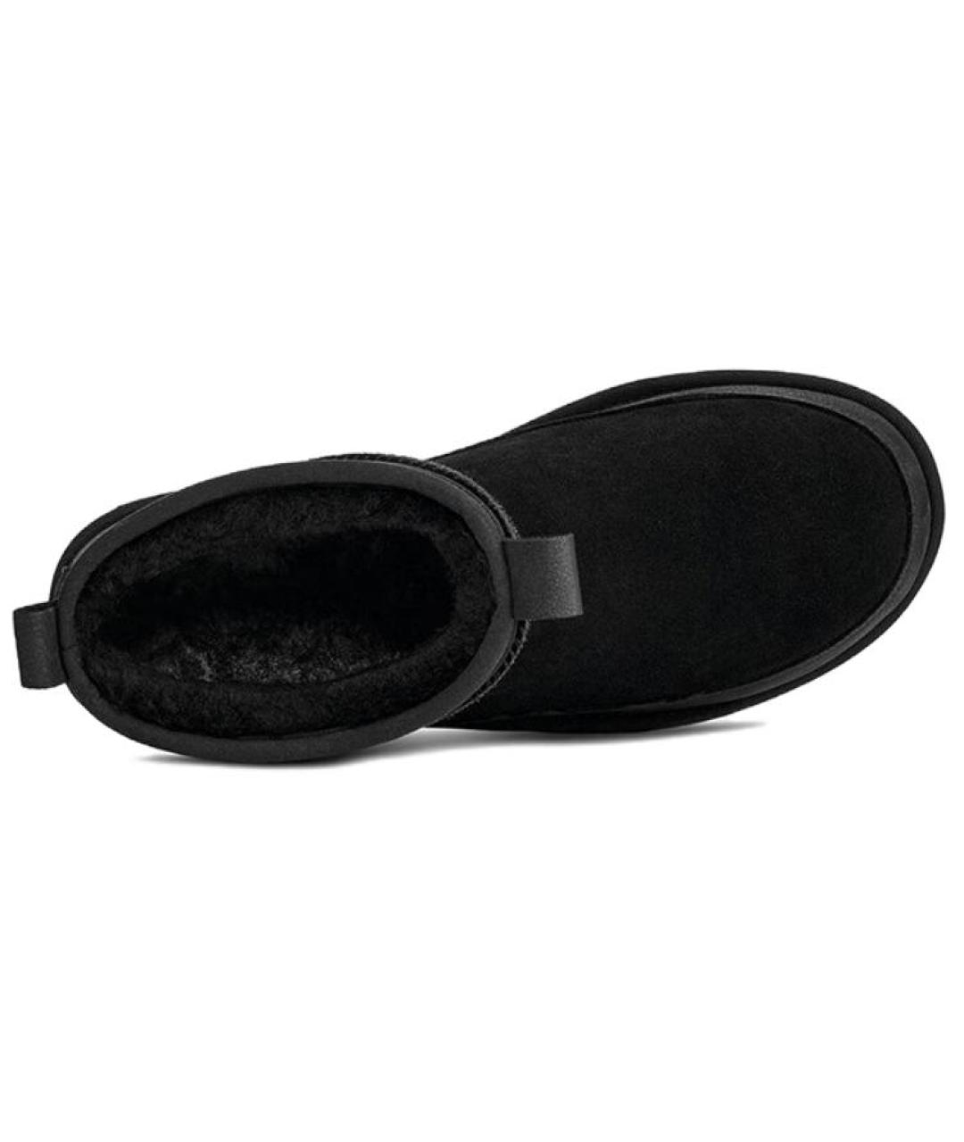 UGG AUSTRALIA Черные замшевые высокие ботинки, фото 6