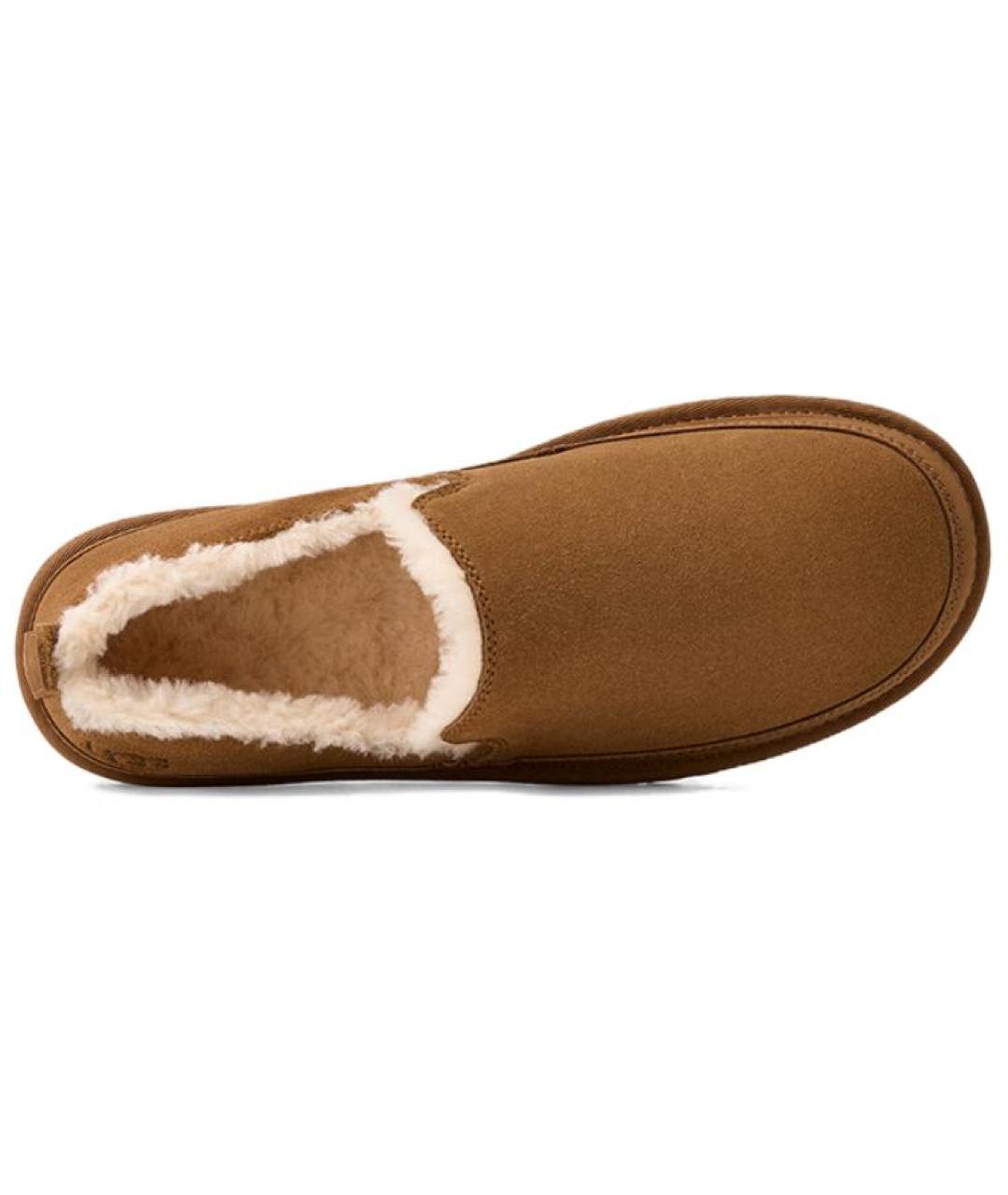 UGG AUSTRALIA Коричневые замшевые низкие ботинки, фото 5