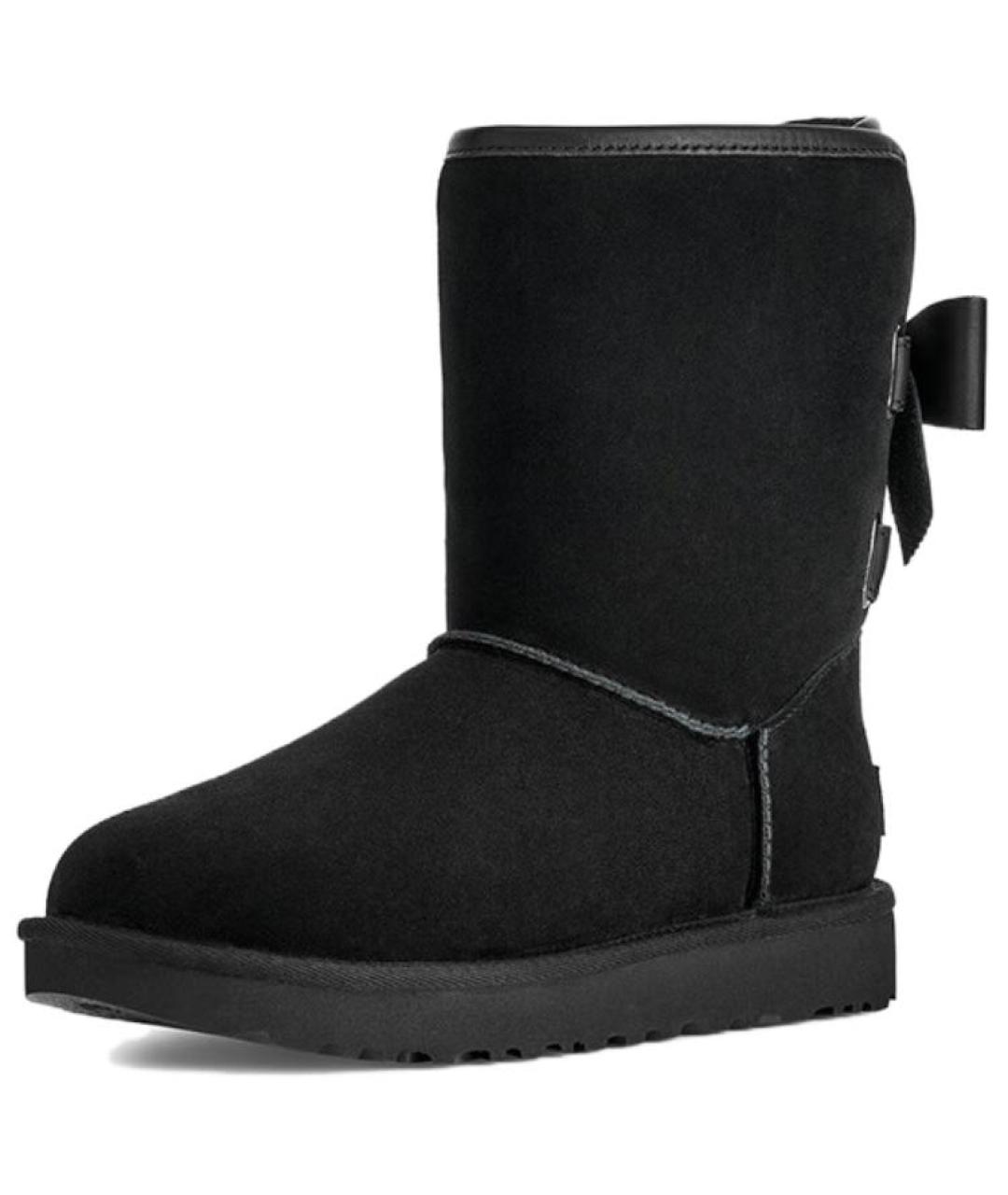 UGG AUSTRALIA Черные замшевые ботинки, фото 3