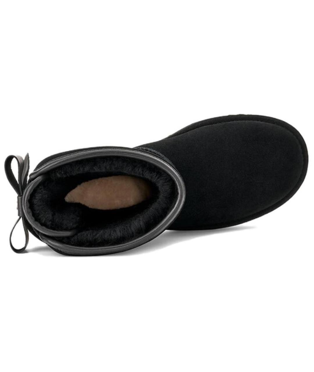 UGG AUSTRALIA Черные замшевые ботинки, фото 6