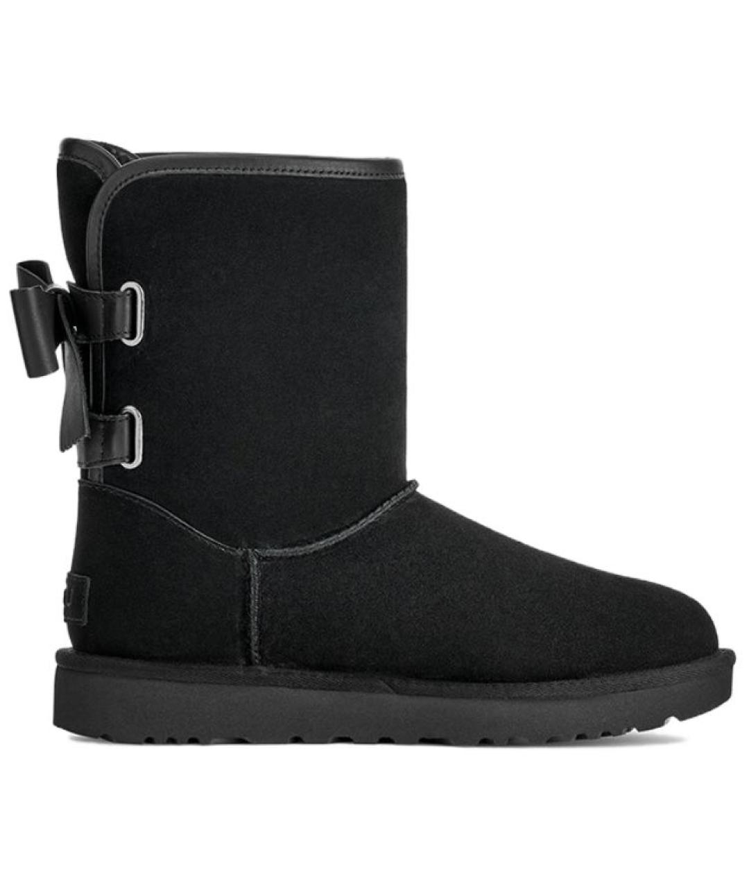 UGG AUSTRALIA Черные замшевые ботинки, фото 1