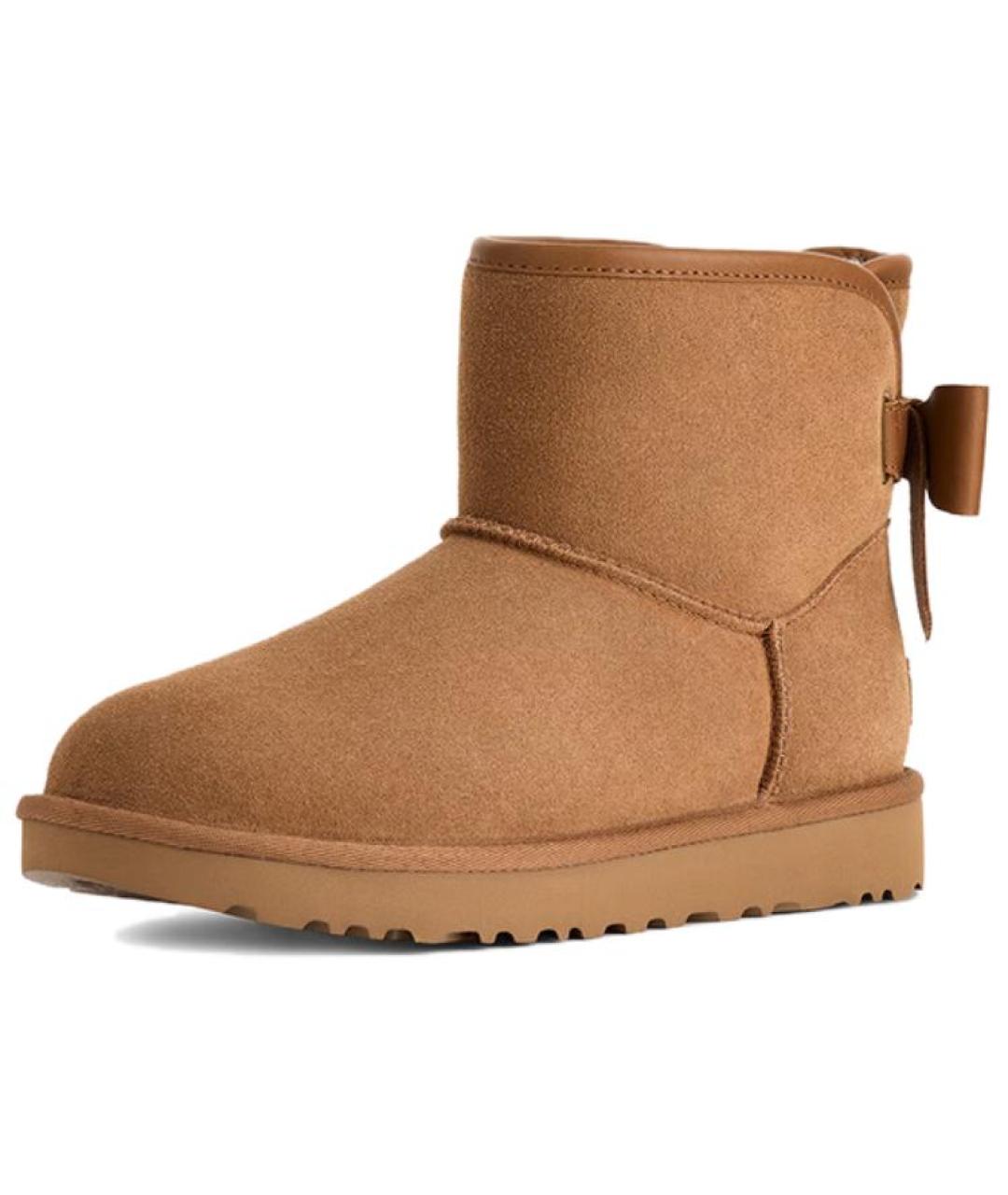 UGG AUSTRALIA Коричневые замшевые ботинки, фото 3
