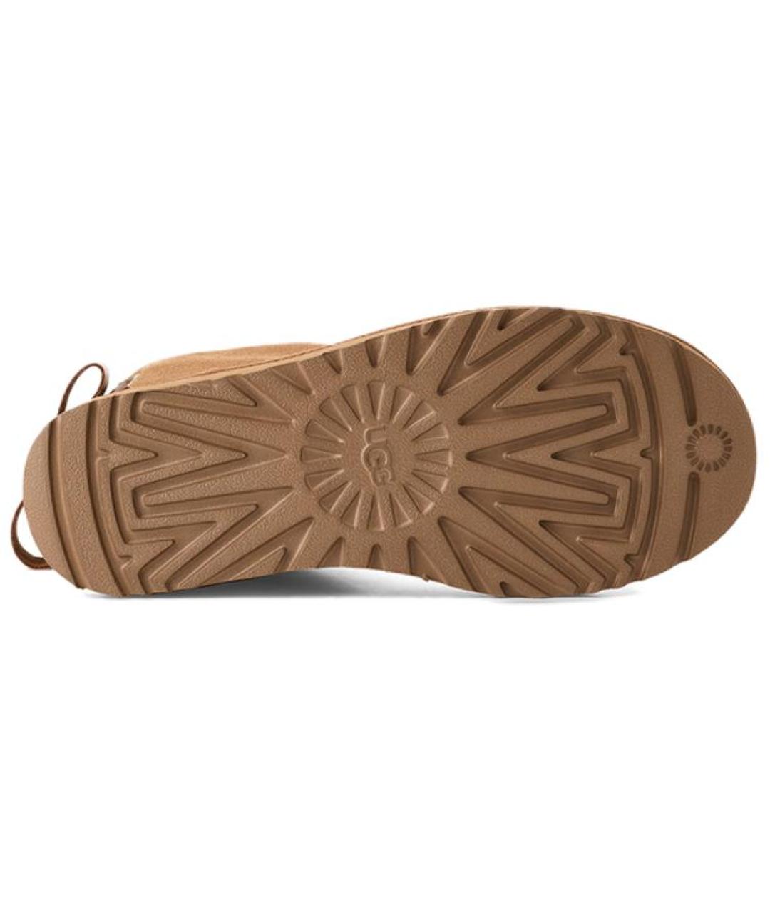 UGG AUSTRALIA Коричневые замшевые ботинки, фото 7