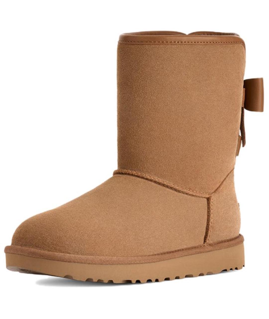 UGG AUSTRALIA Коричневые замшевые ботинки, фото 3