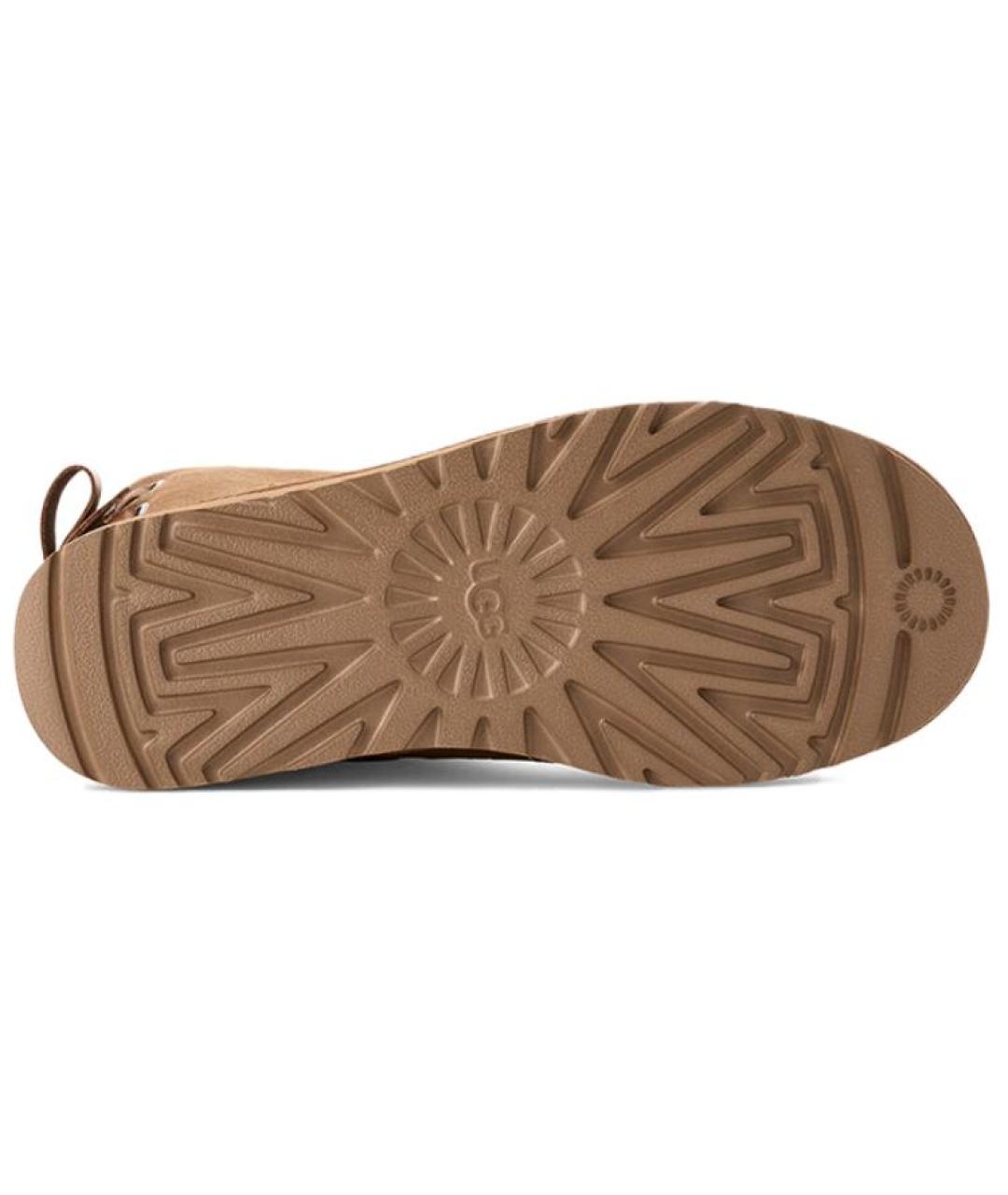 UGG AUSTRALIA Коричневые замшевые ботинки, фото 7