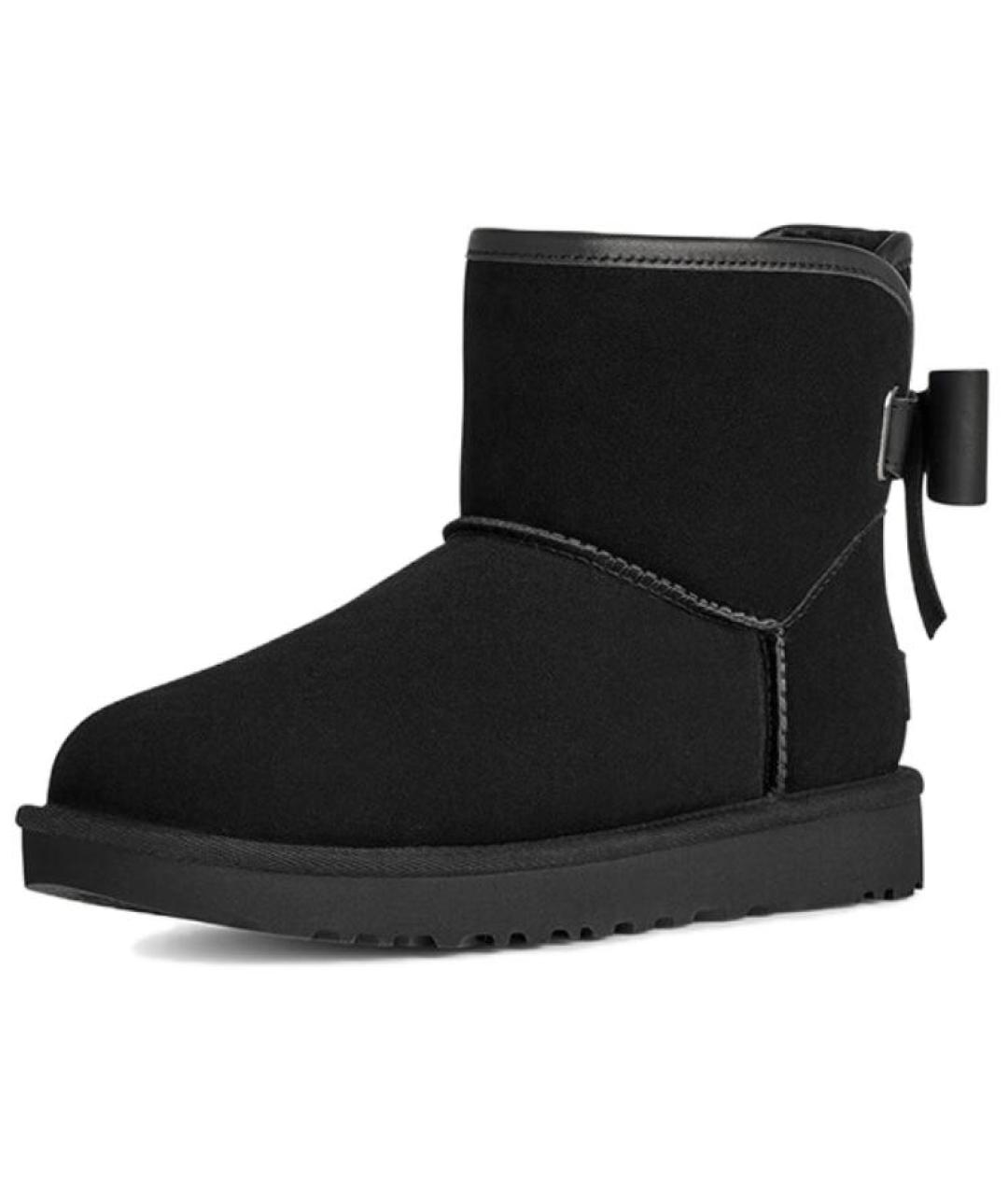 UGG AUSTRALIA Черные замшевые ботинки, фото 3