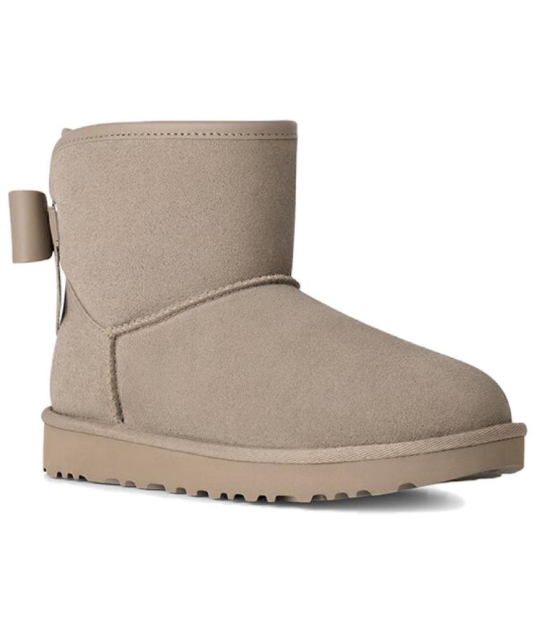 UGG AUSTRALIA Серые замшевые ботинки, фото 4