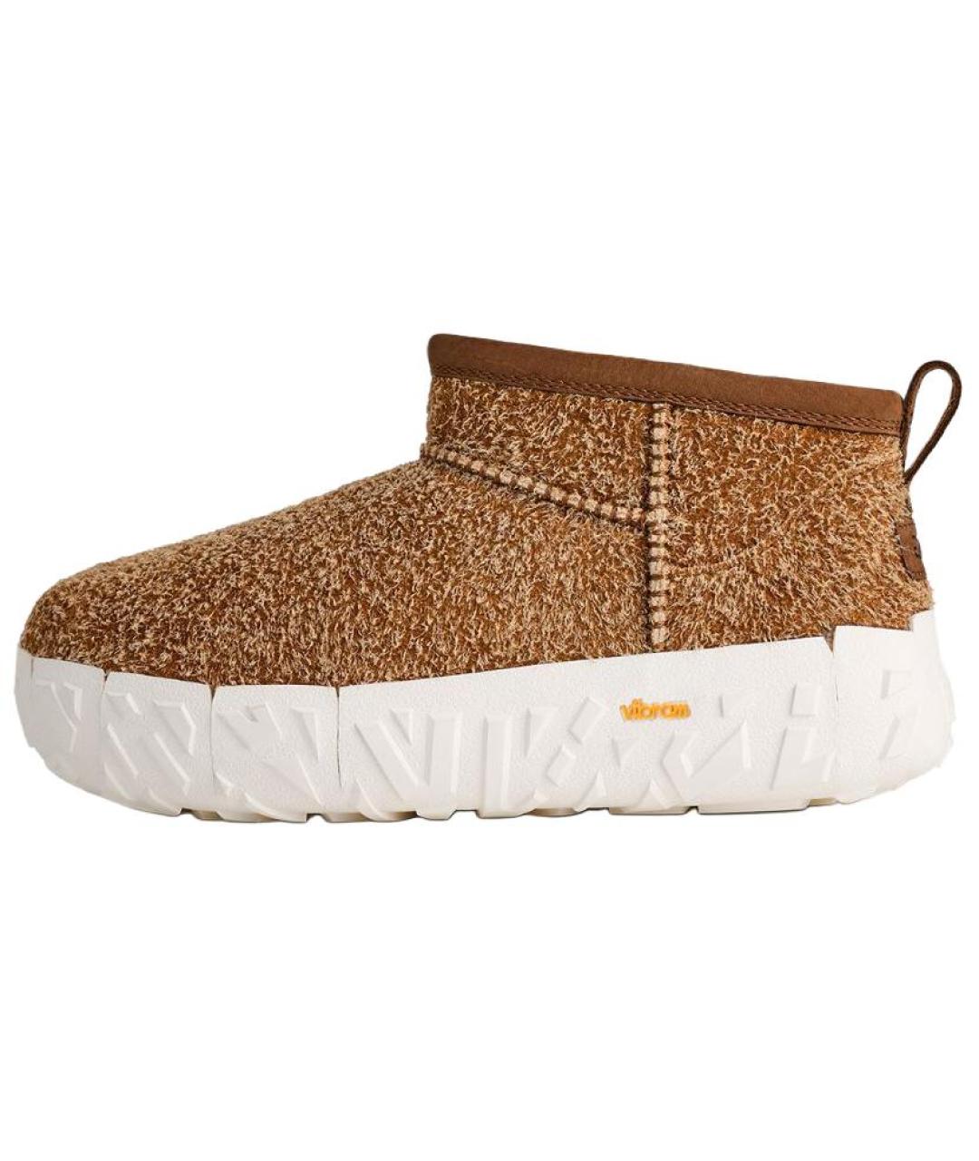 UGG AUSTRALIA Коричневые замшевые низкие ботинки, фото 7