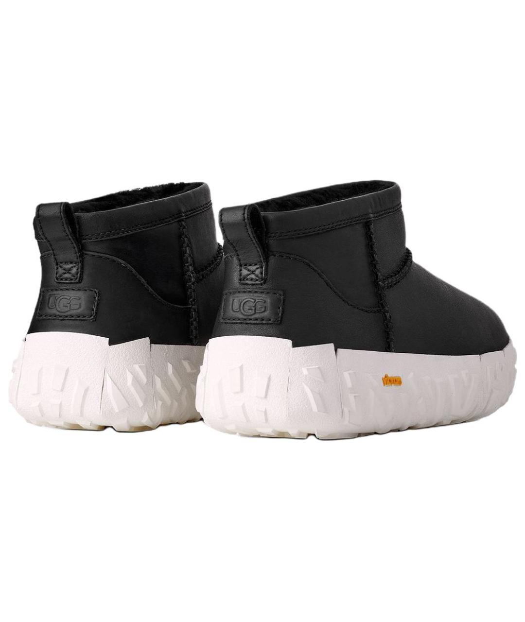 UGG Черные высокие ботинки, фото 4