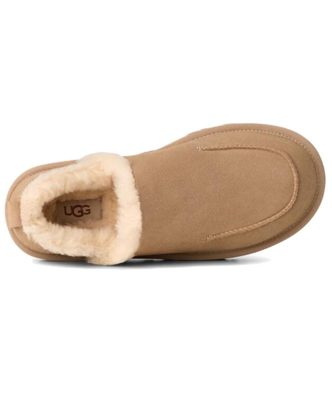 UGG AUSTRALIA Бежевые замшевые ботинки, фото 5