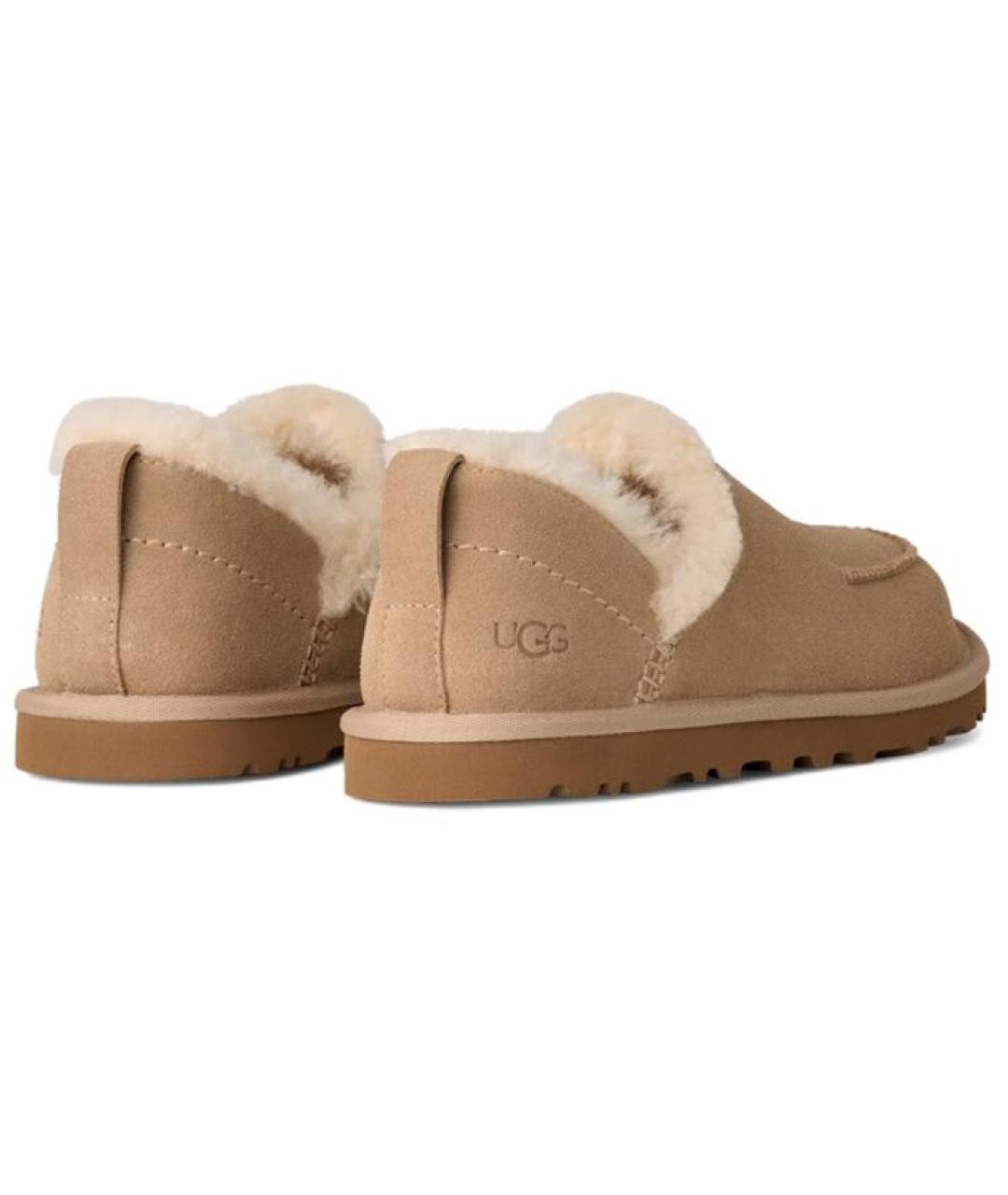 UGG AUSTRALIA Бежевые замшевые ботинки, фото 4
