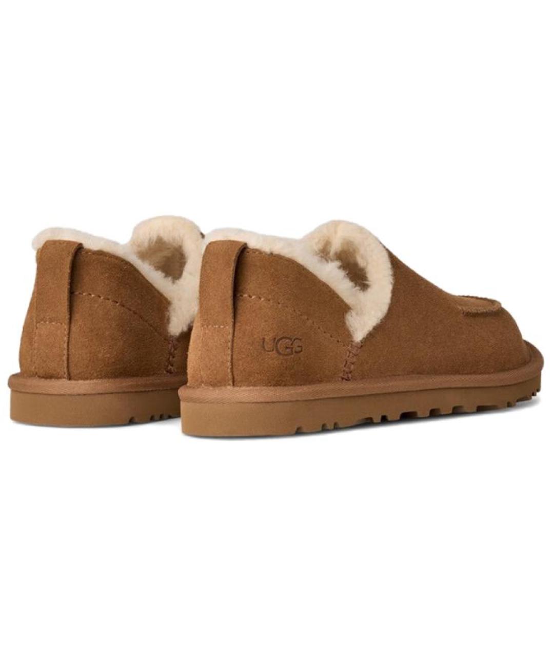 UGG AUSTRALIA Коричневые замшевые ботинки, фото 4