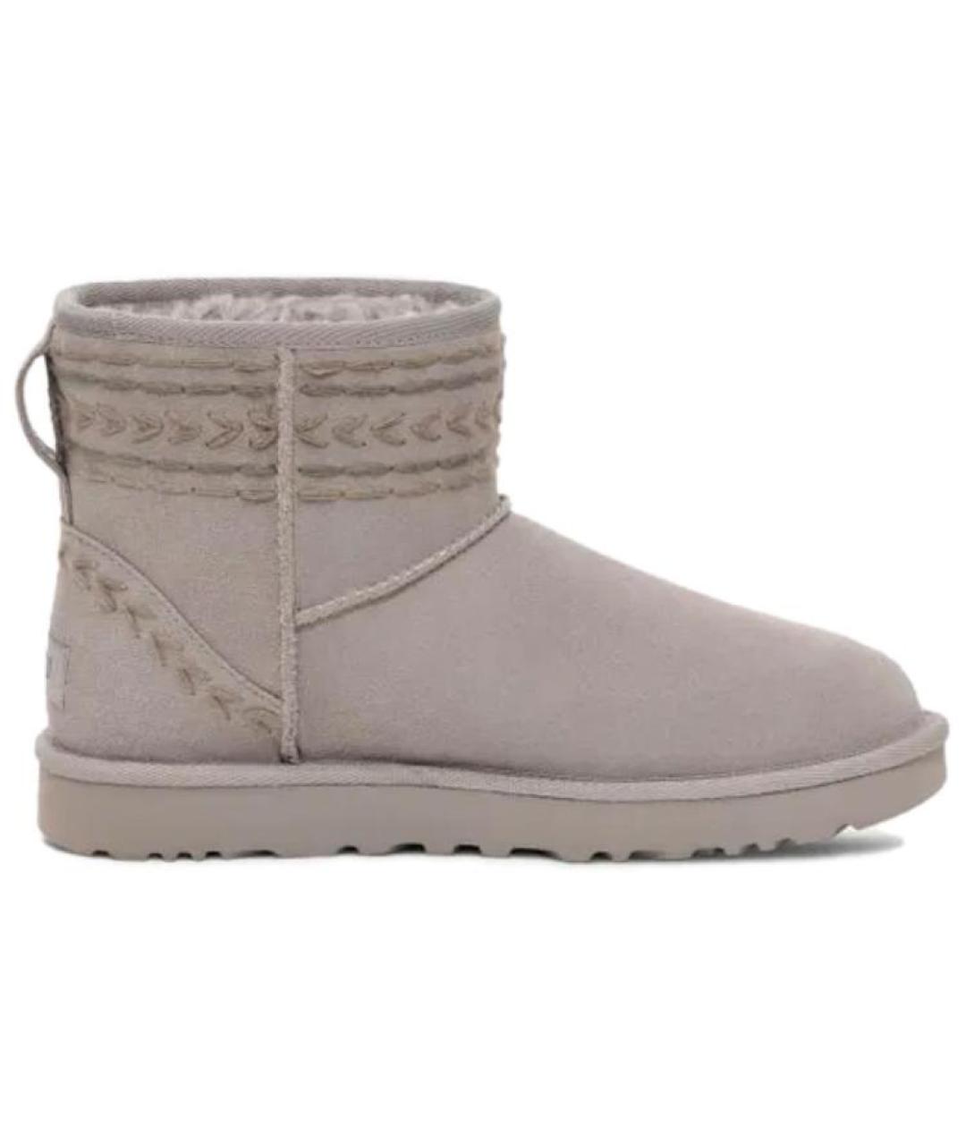 UGG AUSTRALIA Серые замшевые ботинки, фото 1