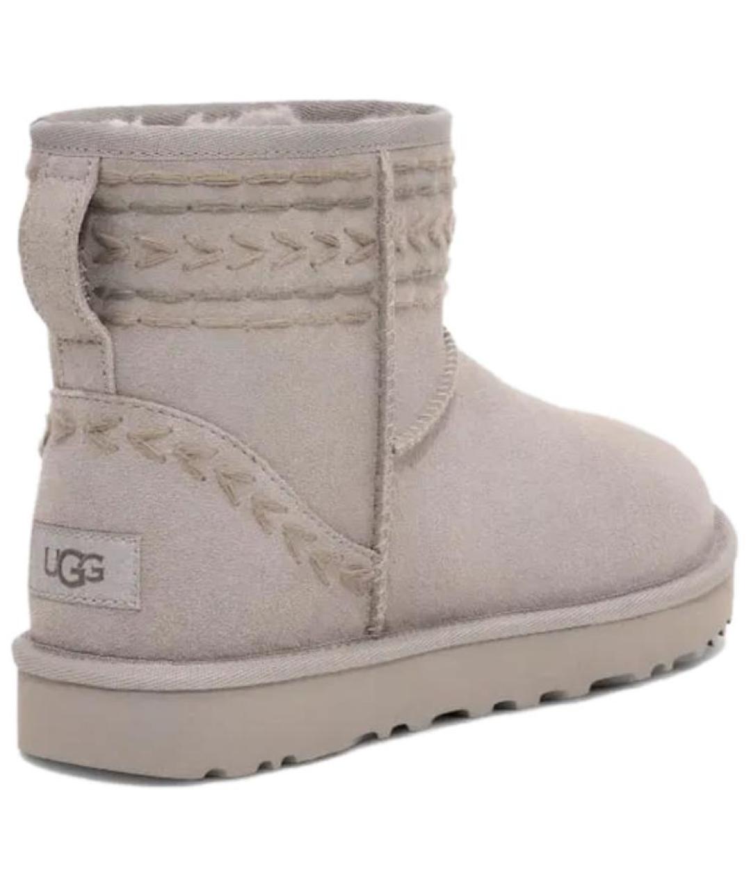 UGG AUSTRALIA Серые замшевые ботинки, фото 4