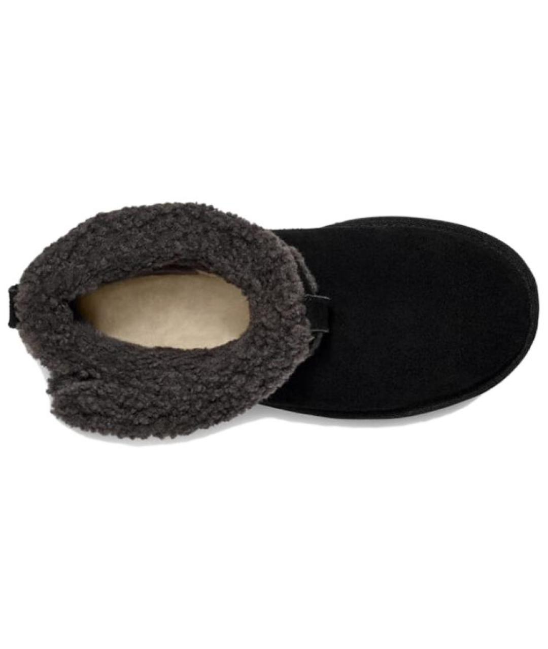 UGG AUSTRALIA Черные нубуковые ботинки, фото 4