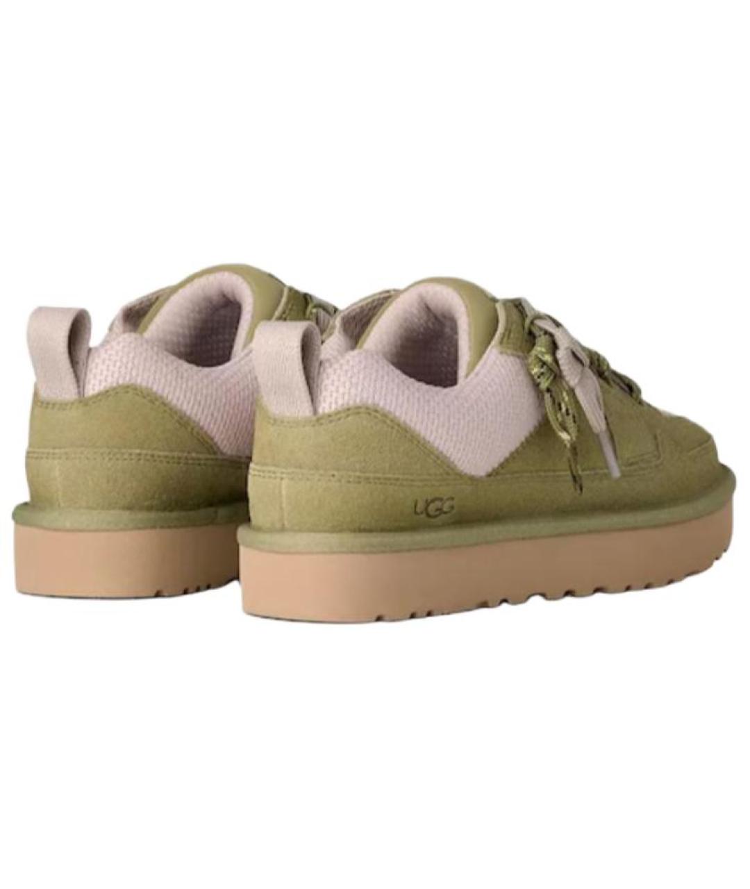 UGG AUSTRALIA Зеленые замшевые кроссовки, фото 4