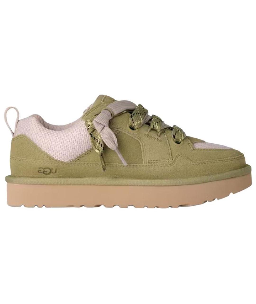 UGG AUSTRALIA Зеленые замшевые кроссовки, фото 1