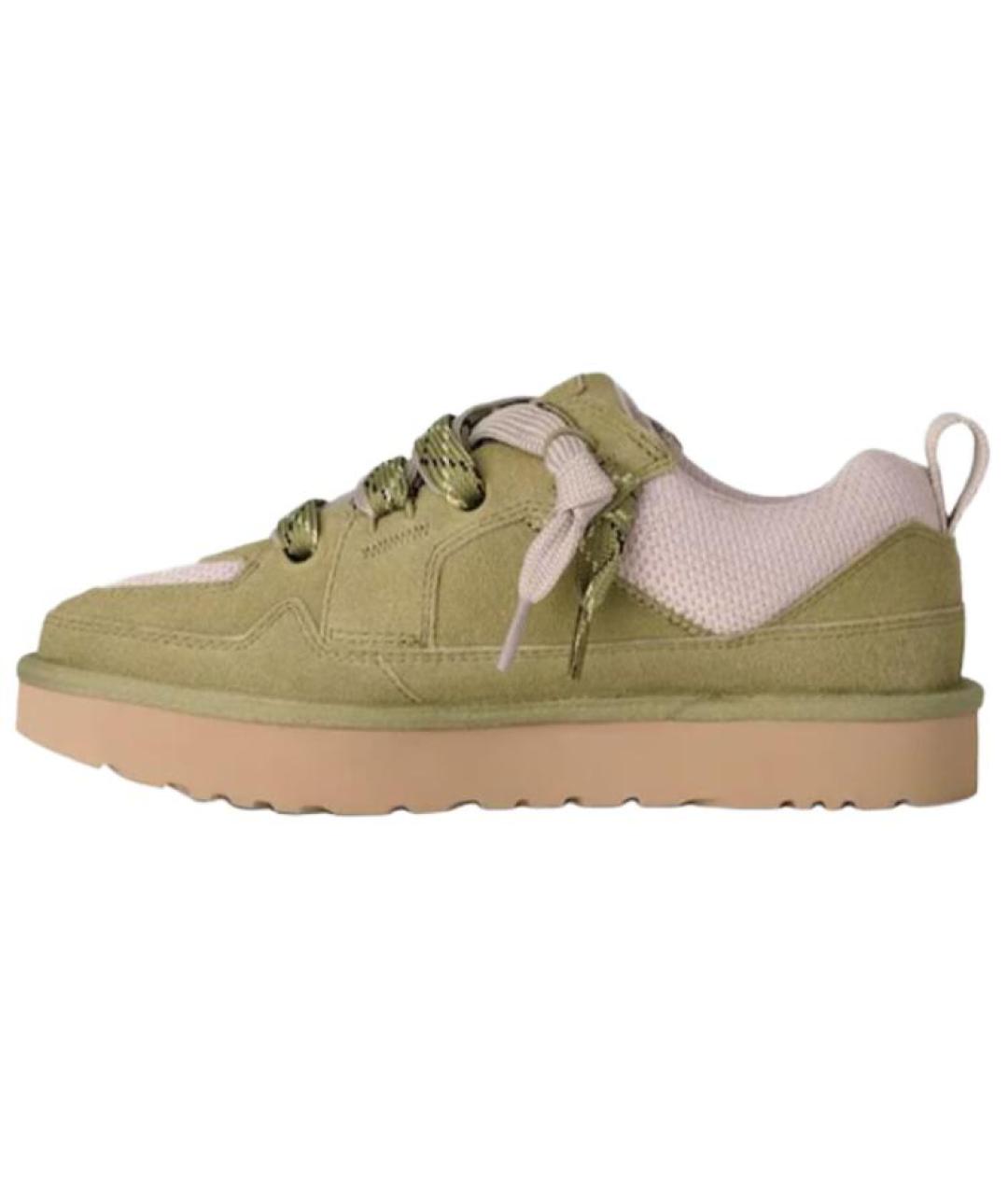 UGG AUSTRALIA Зеленые замшевые кроссовки, фото 2