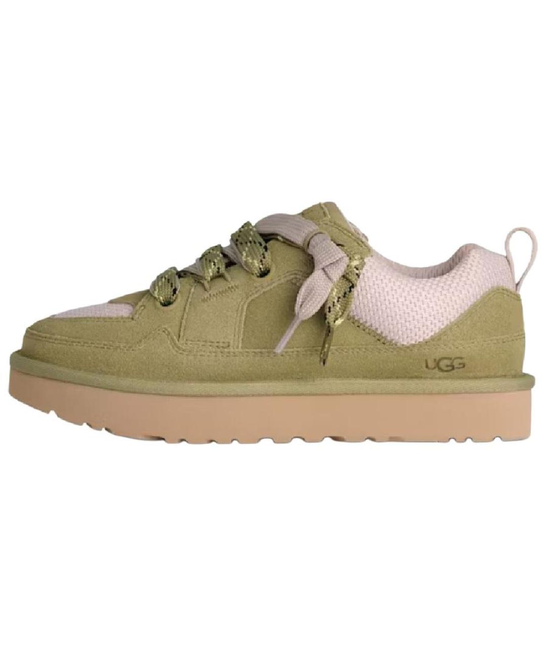 UGG AUSTRALIA Зеленые замшевые кроссовки, фото 6