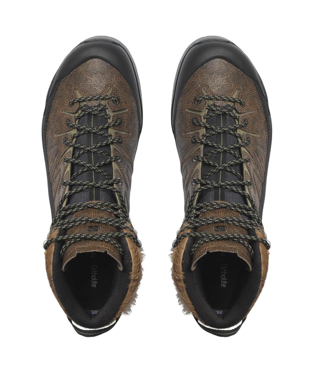 SALOMON Коричневые кожаные кроссовки, фото 3