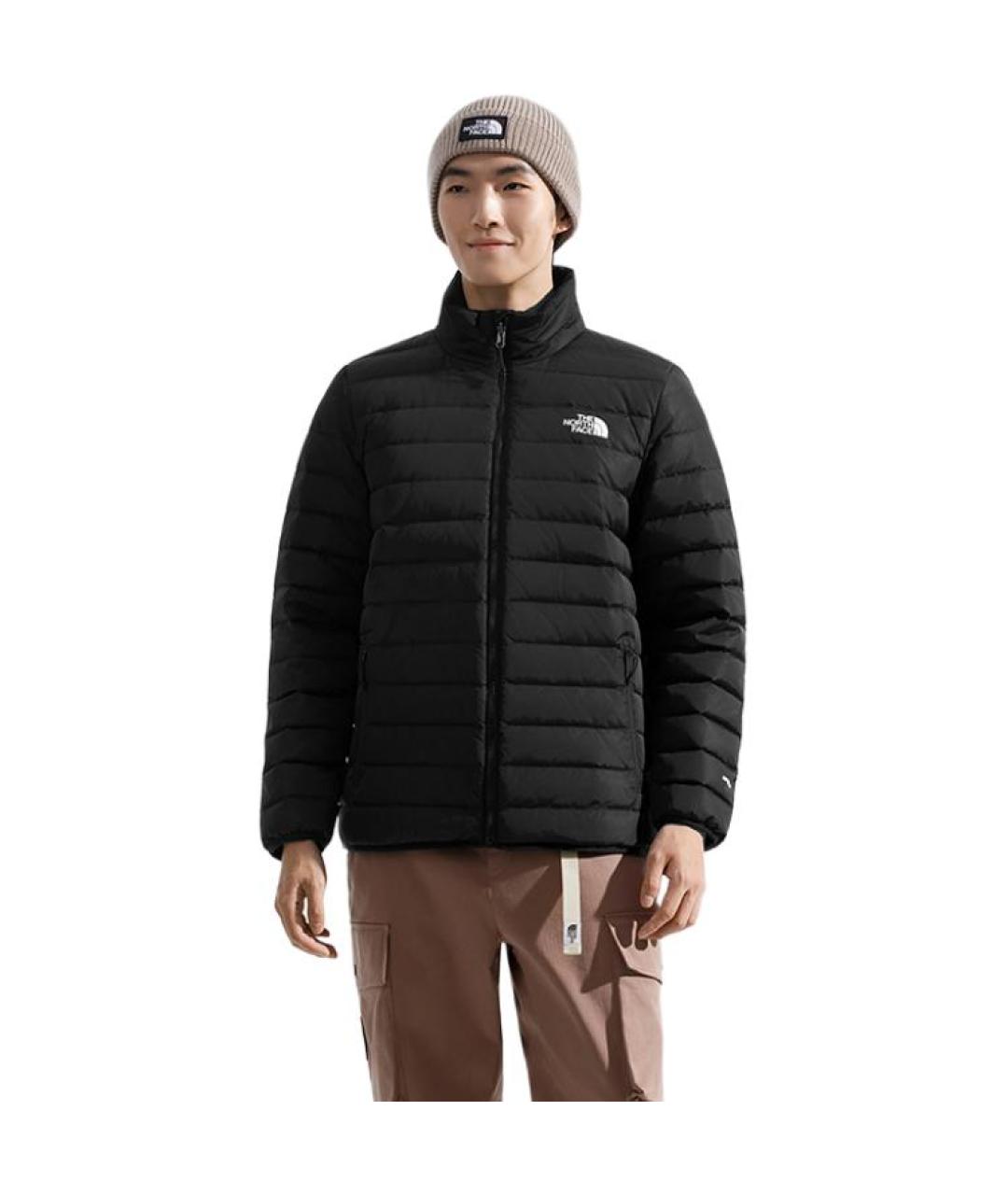 THE NORTH FACE Черный полиамидовый пуховик, фото 2