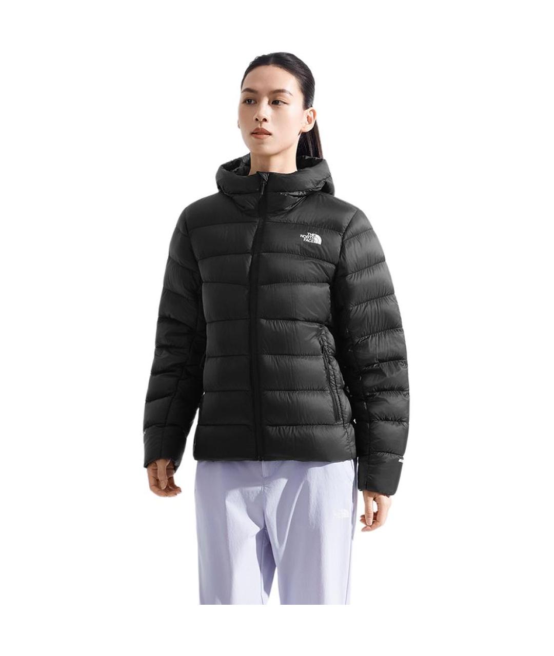 THE NORTH FACE Черный полиэстеровый пуховик, фото 3