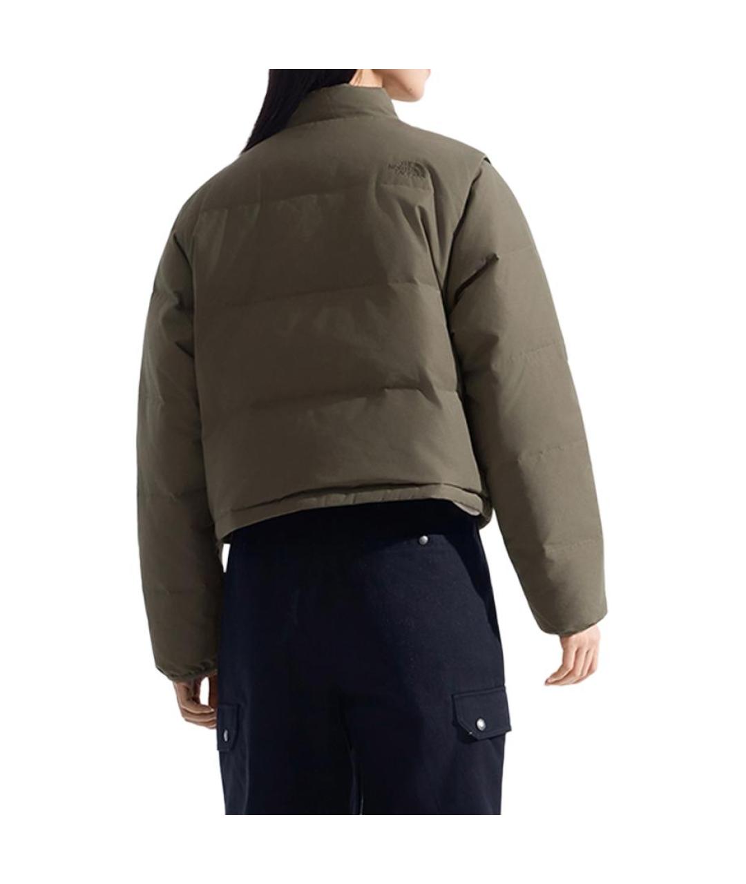 THE NORTH FACE Зеленый пуховик, фото 2