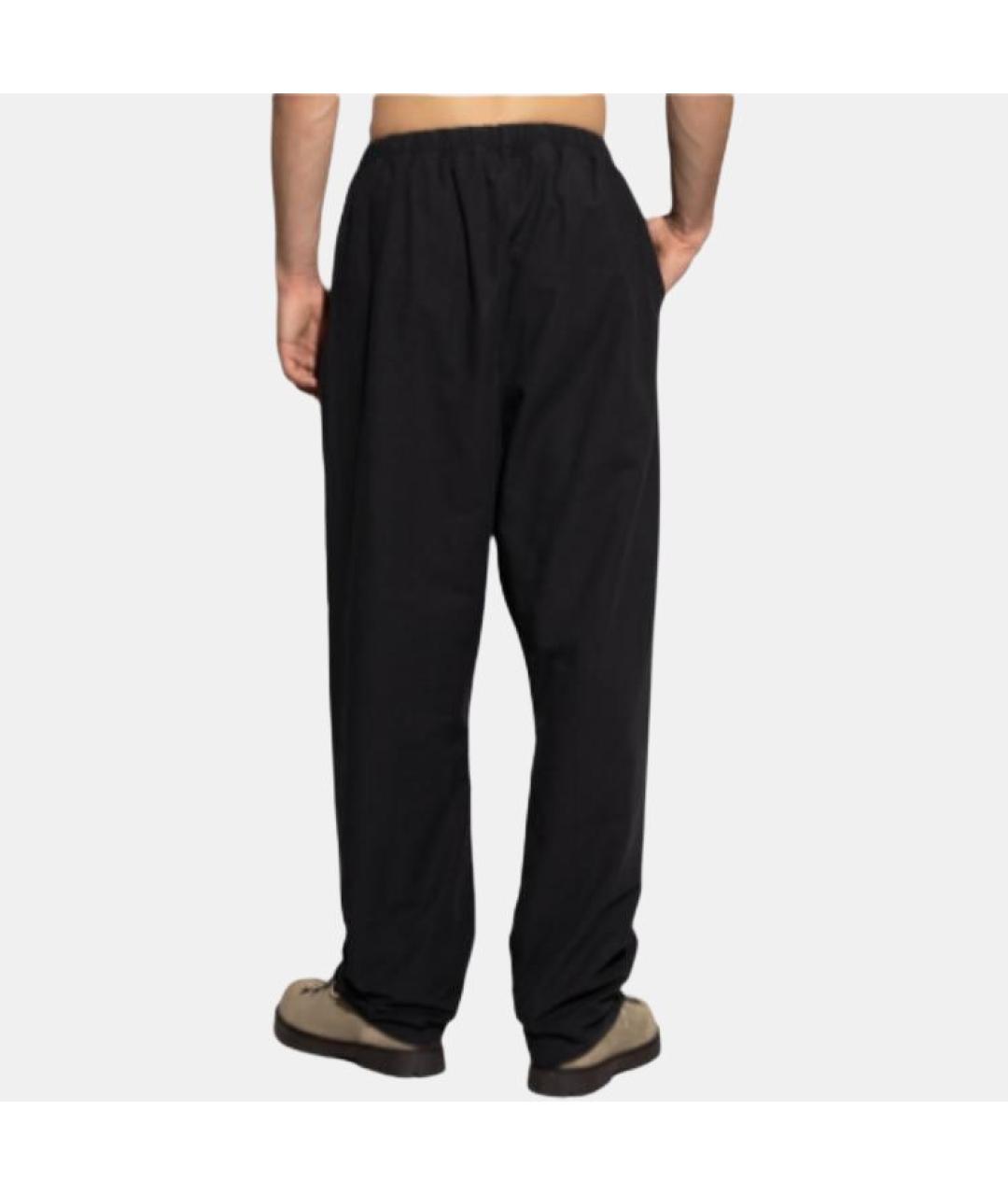 FEAR OF GOD ESSENTIALS Черные хлопковые повседневные брюки, фото 2