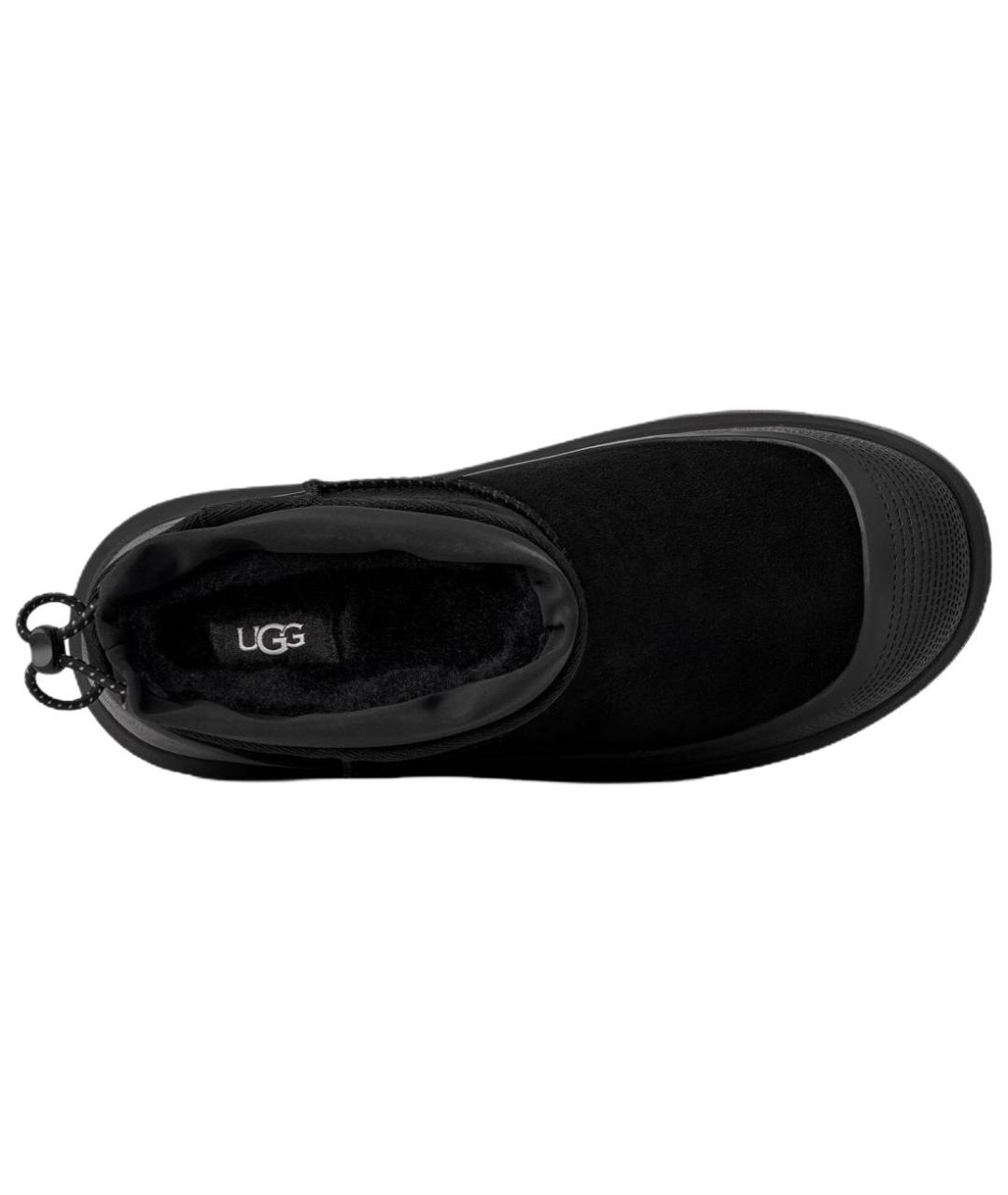 UGG AUSTRALIA Черные замшевые низкие ботинки, фото 5