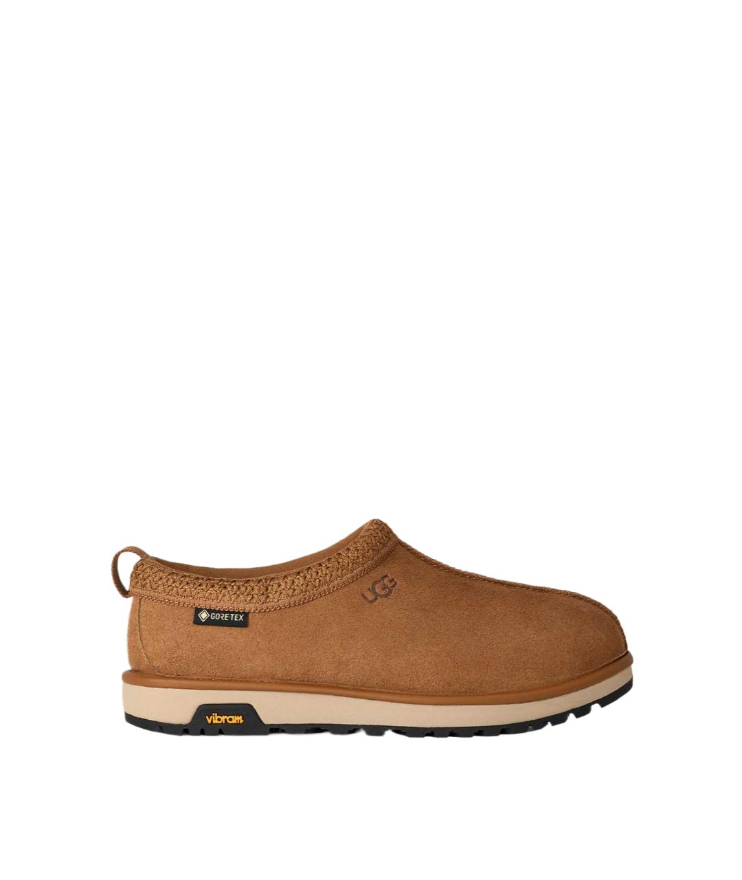 UGG AUSTRALIA Бежевые замшевые низкие ботинки, фото 1