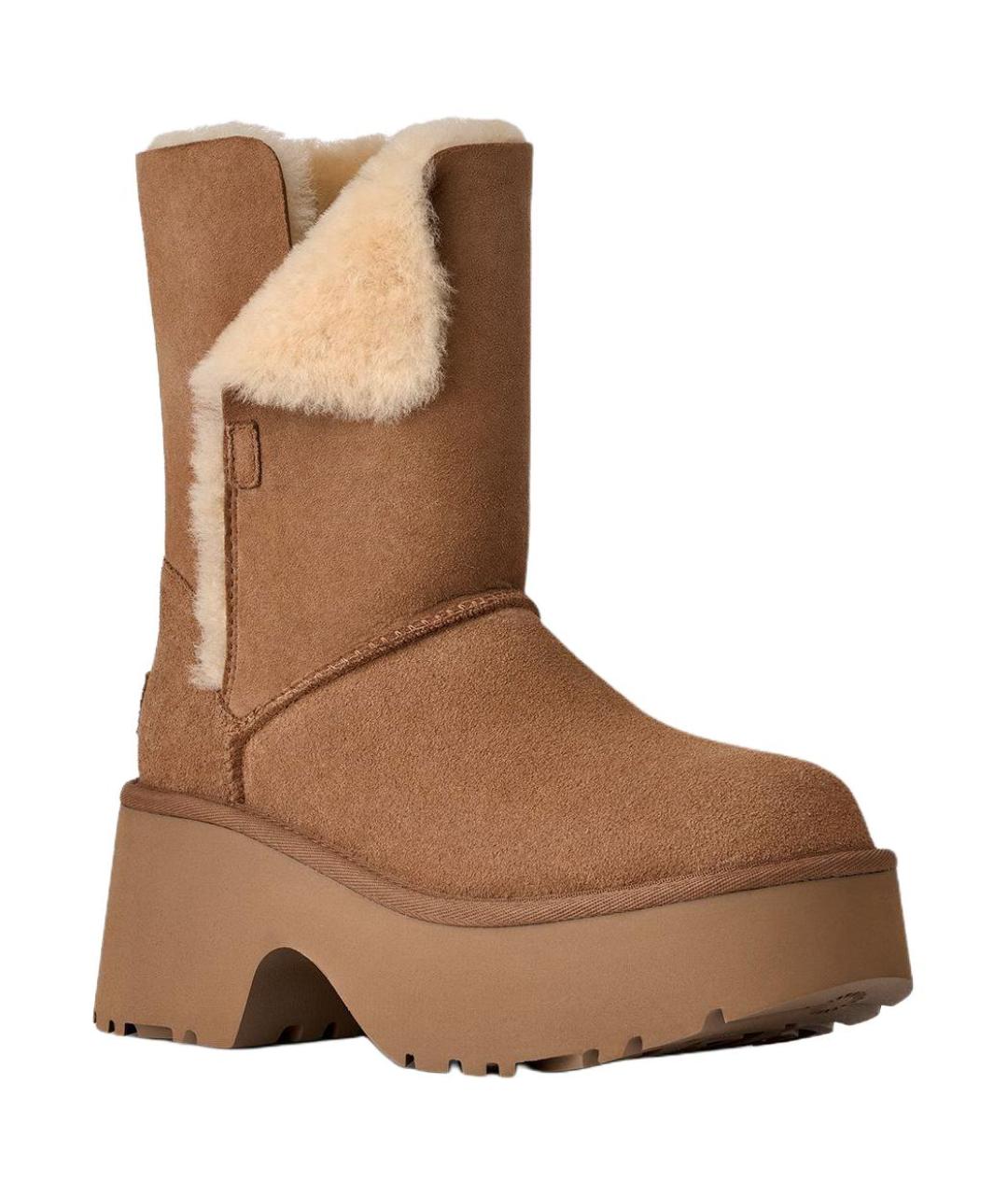 UGG AUSTRALIA Коричневые замшевые ботинки, фото 3